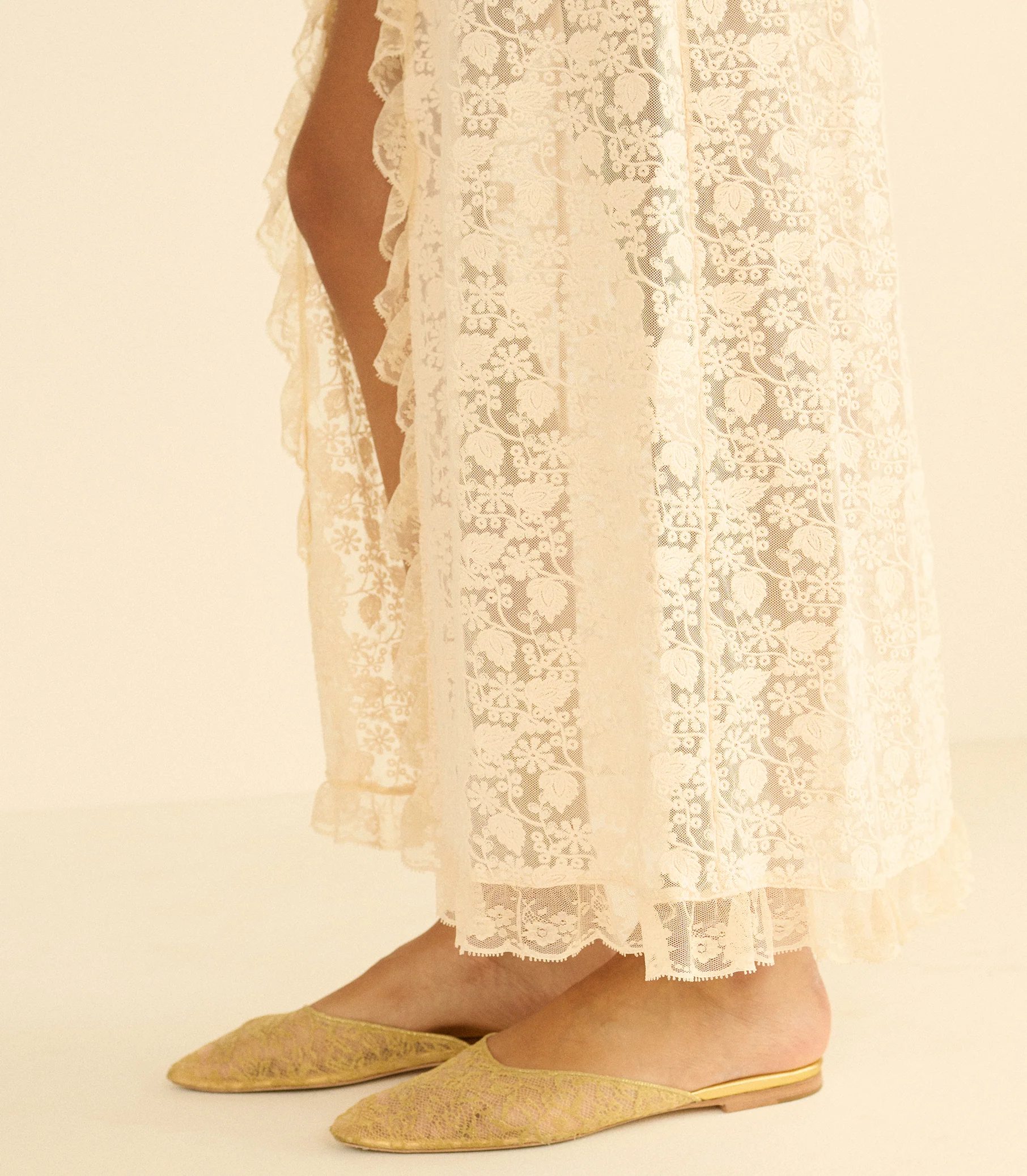 ADAIR SLIDE -- GOLD LACE - Image 3