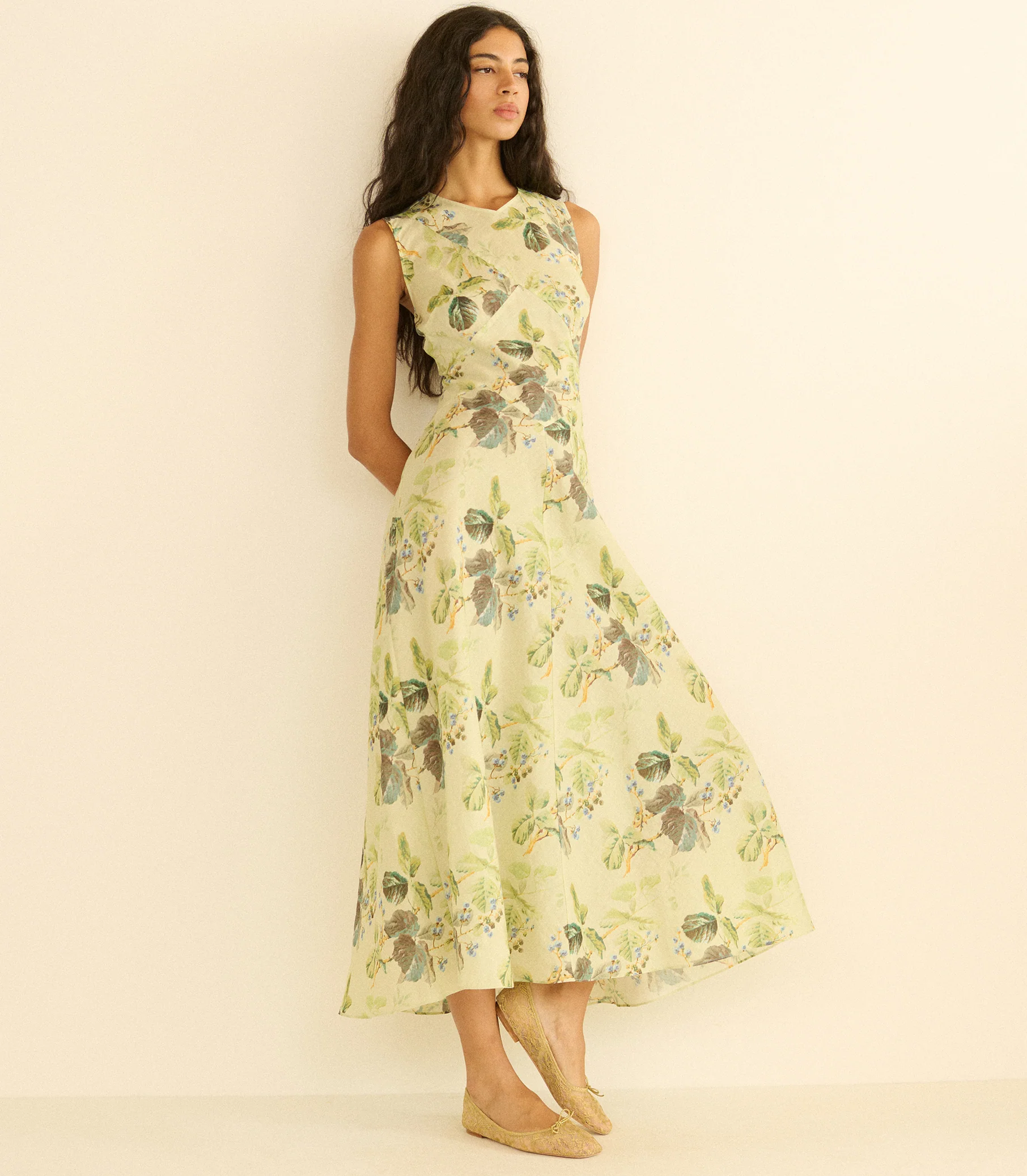 ADELANA DRESS -- FLORAISON DE MÛRES - Image 3