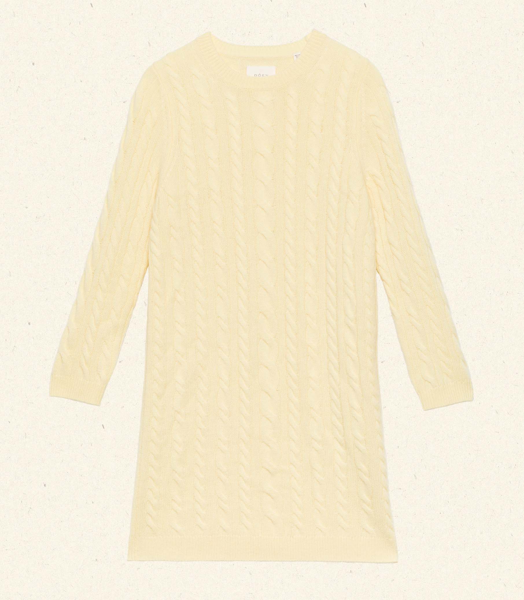 ALICE CASHMERE DRESS -- BUTTERCUP - Image 5