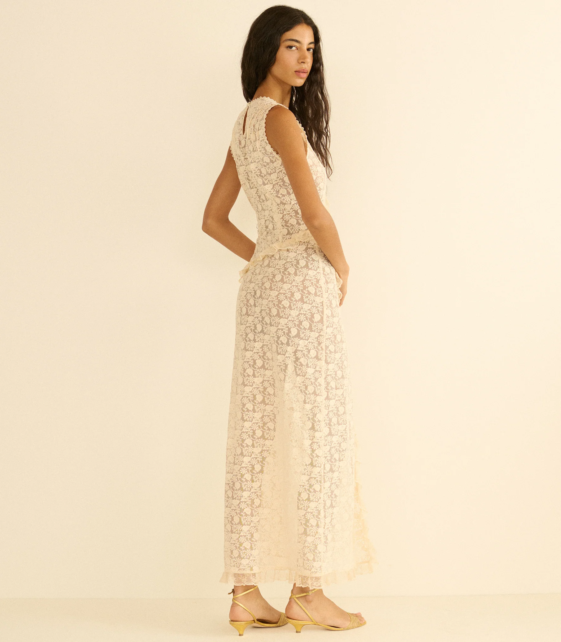 ANABELIA DRESS -- SOFT CAMELLIA - Image 5