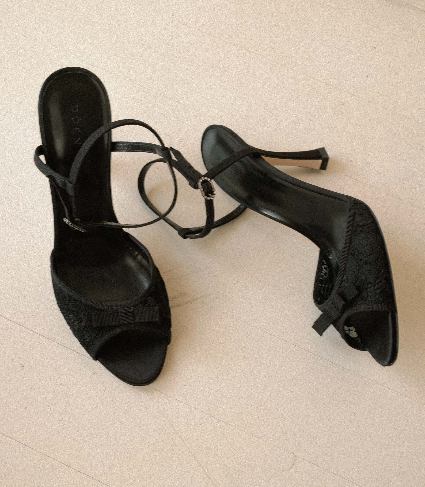 ARIANNA HIGH HEEL -- BLACK LACE - Image 3