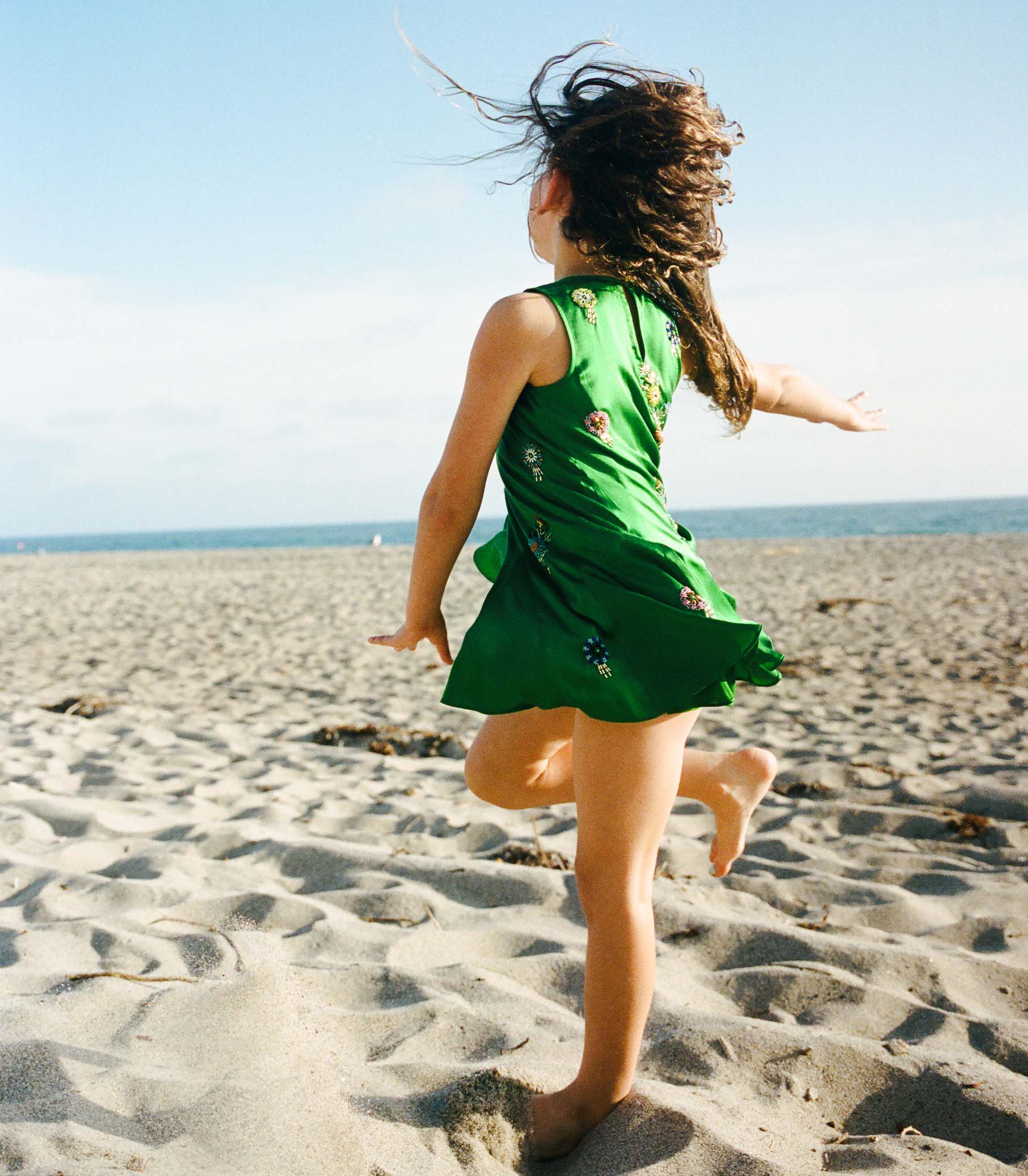 ARIEL DRESS -- EMERALD - Image 3