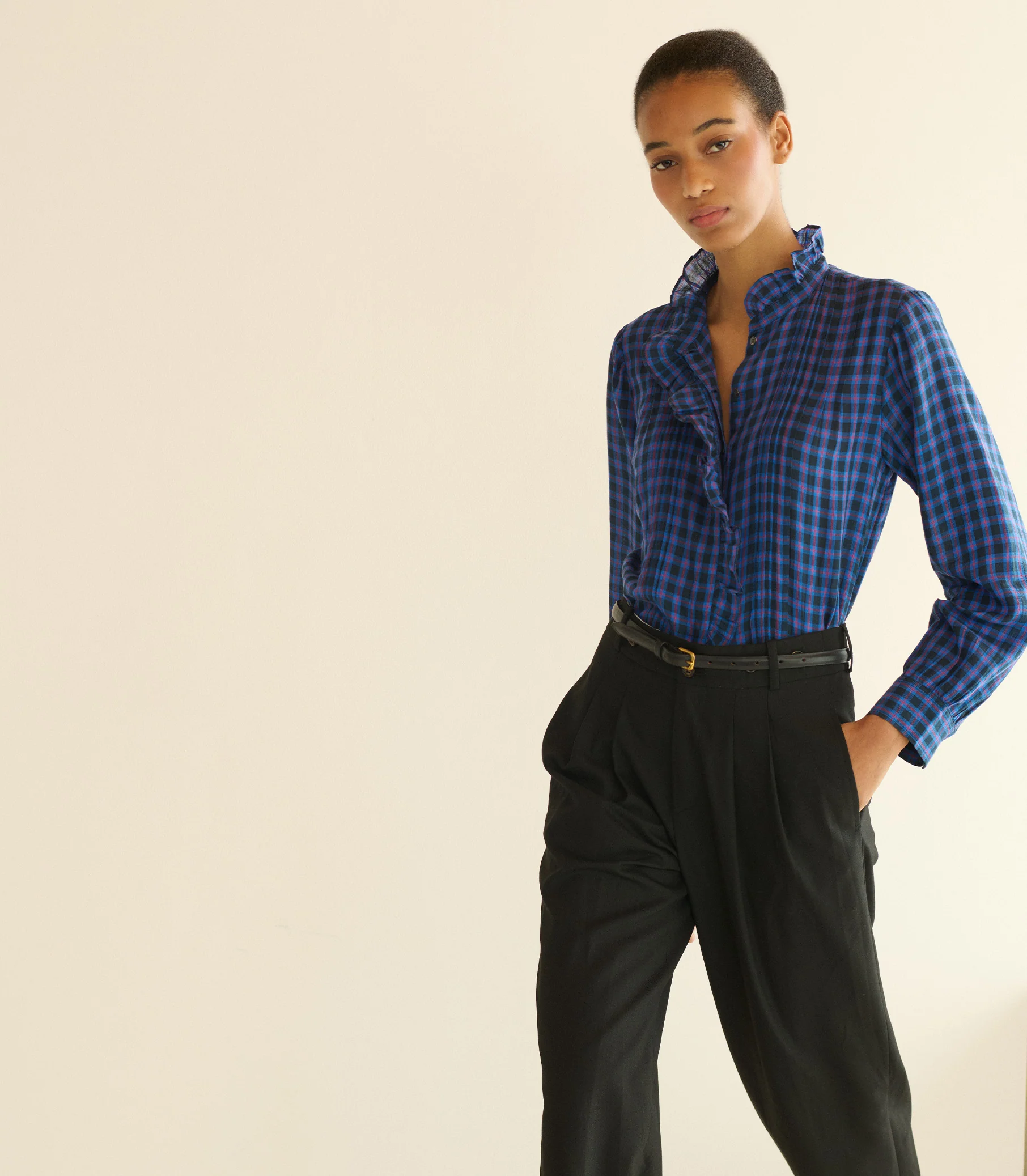 BARRETT TOP -- CHAMONIX PLAID - Image 3