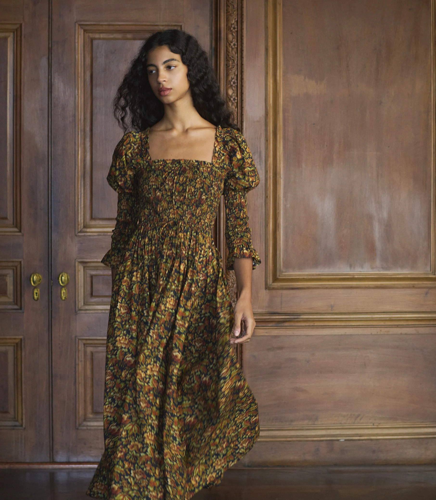 BIJOU DRESS -- NOIR RÊVE DES JARDINS - Image 4