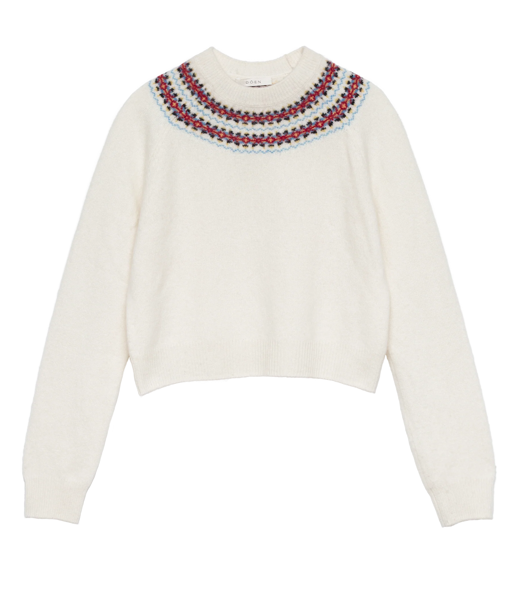 BONIFACE SWEATER -- IVORY ANNECY FAIR ISLE - Image 9