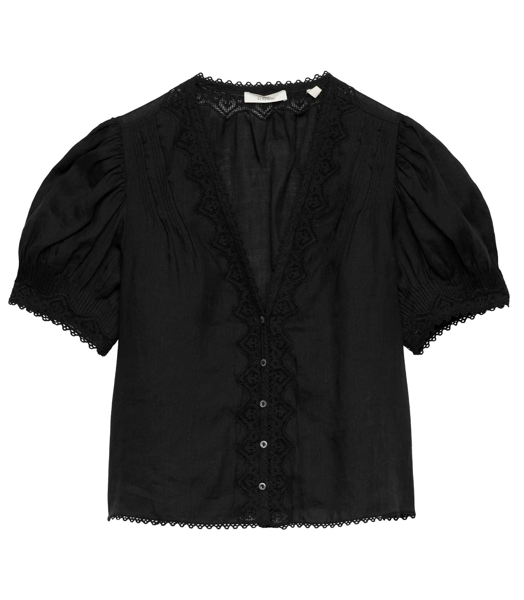 BRIGITTA TOP -- BLACK - Image 6