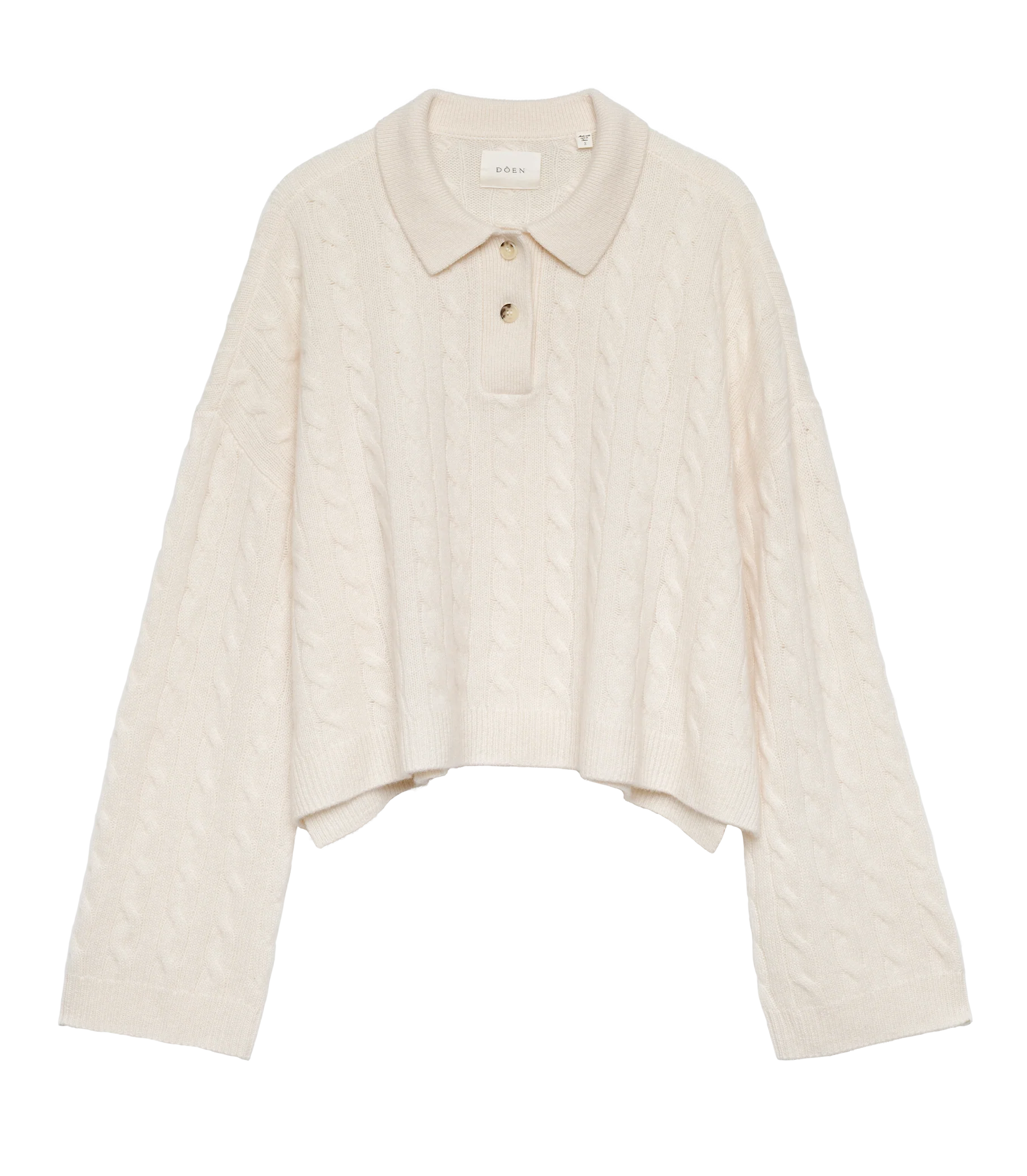 CAMBRIDGE CASHMERE SWEATER -- MAGNOLIA - Image 6