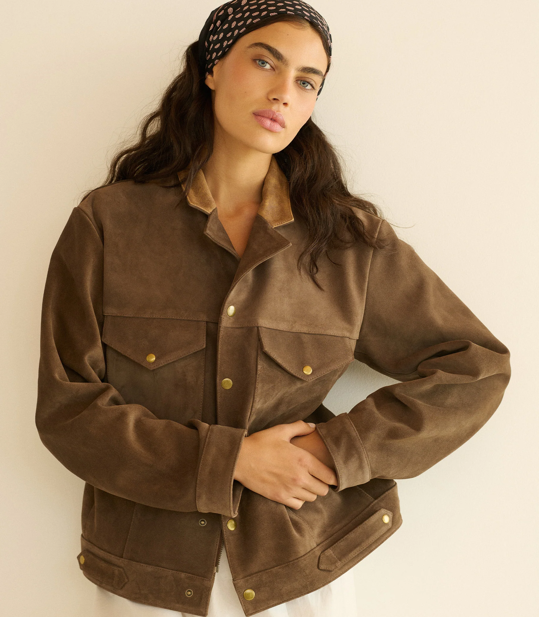 CARSON SUEDE JACKET -- SABLE - Image 7
