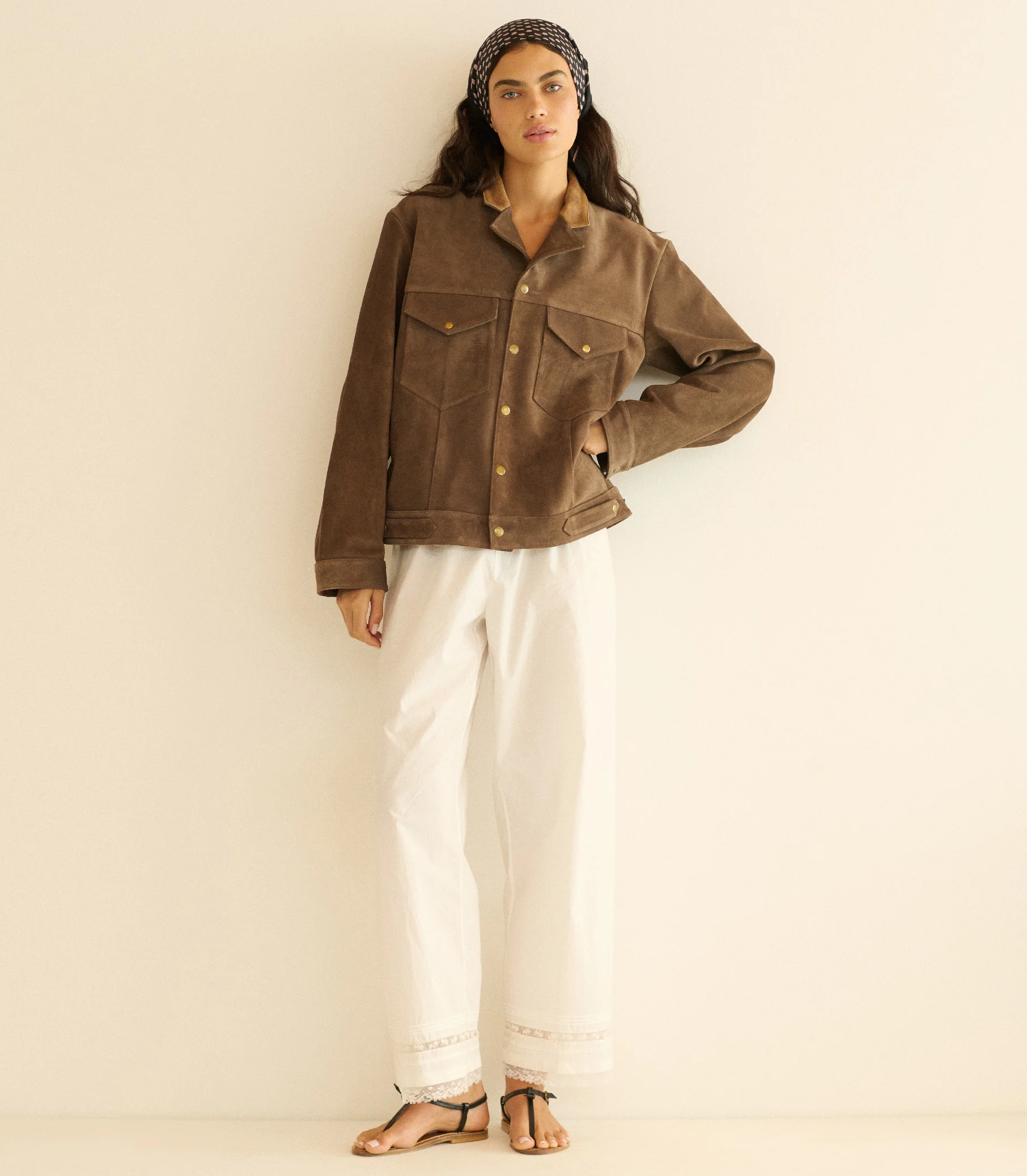 CARSON SUEDE JACKET -- SABLE - Image 8