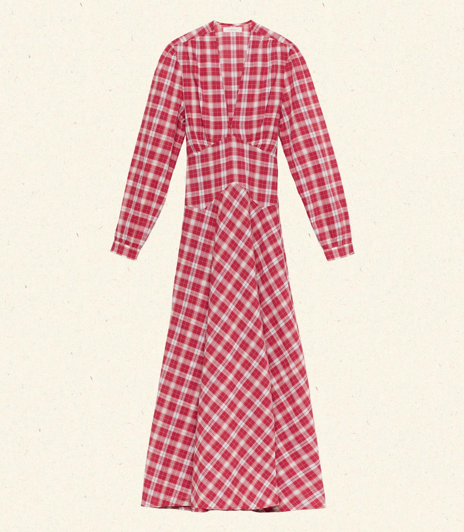 CHARLESTON DRESS -- ALSACE PLAID - Image 7