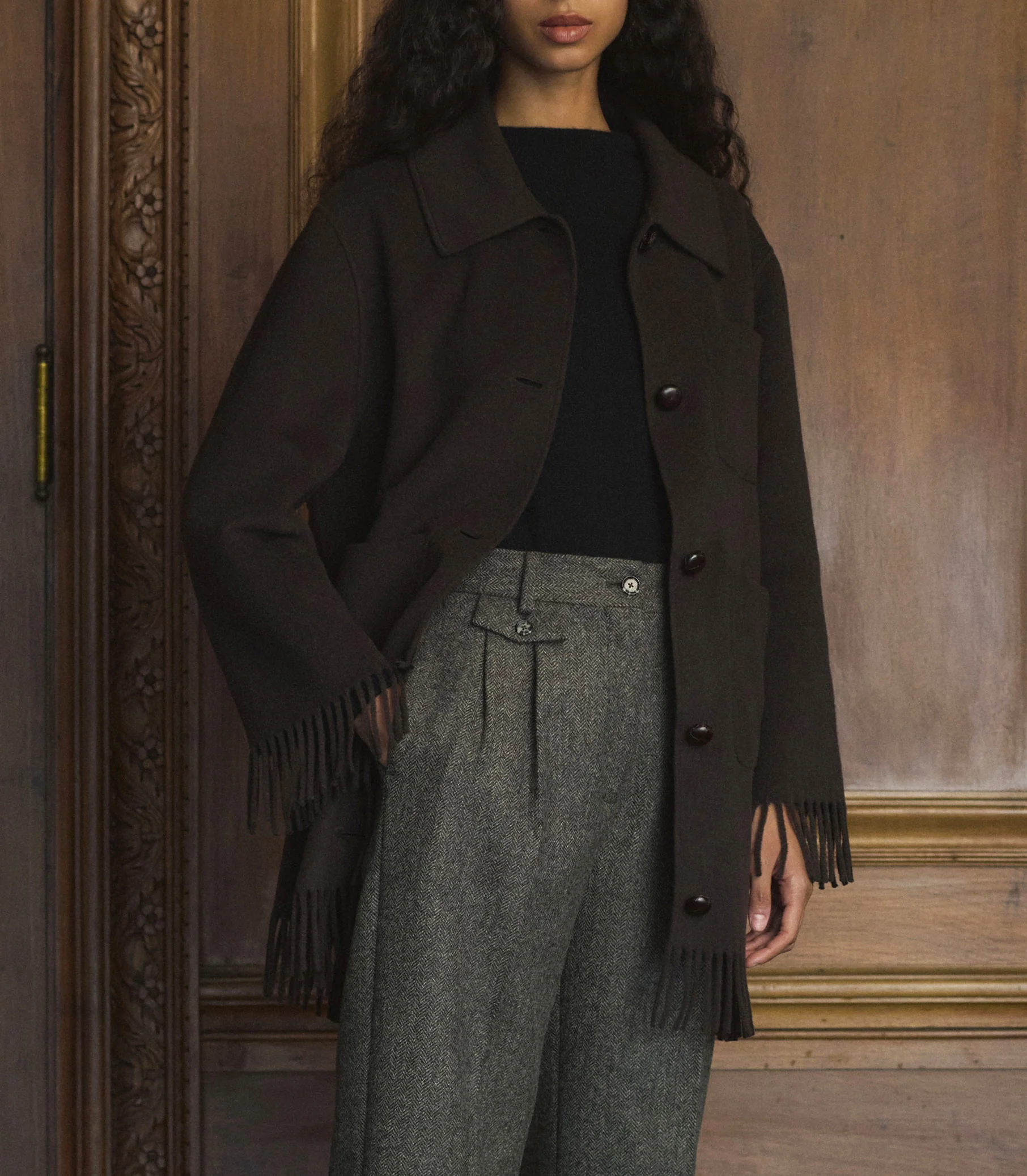 CHESTER PANT -- ENGLISH HERRINGBONE - Image 7