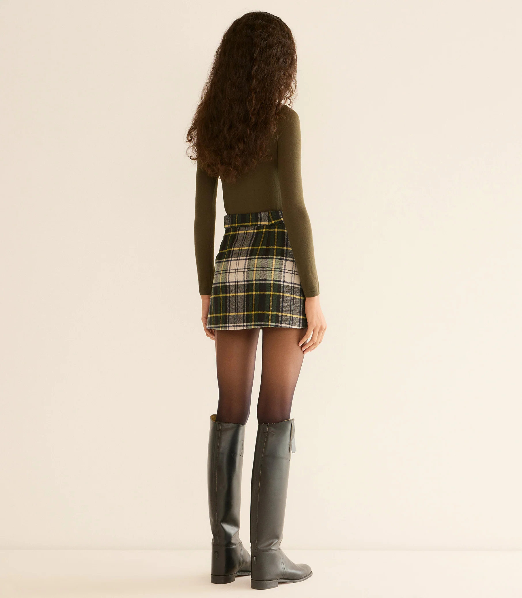CHIERI SKIRT -- MACGRAW PLAID - Image 4