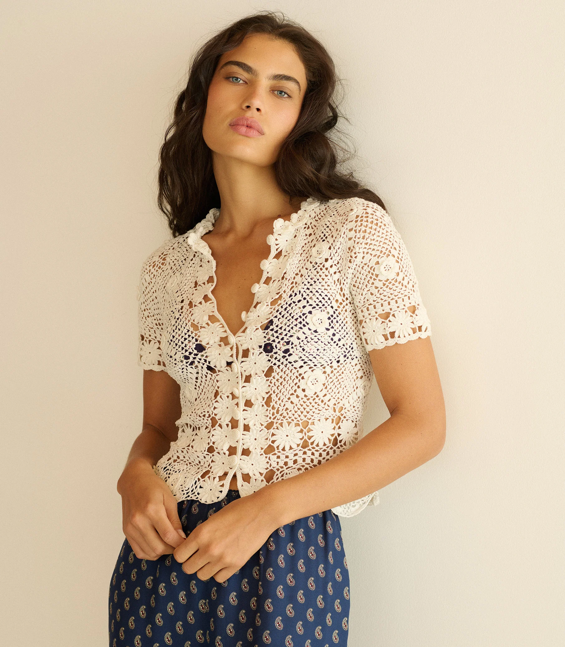 CHRYSANTHE TOP -- PEARL - Image 3