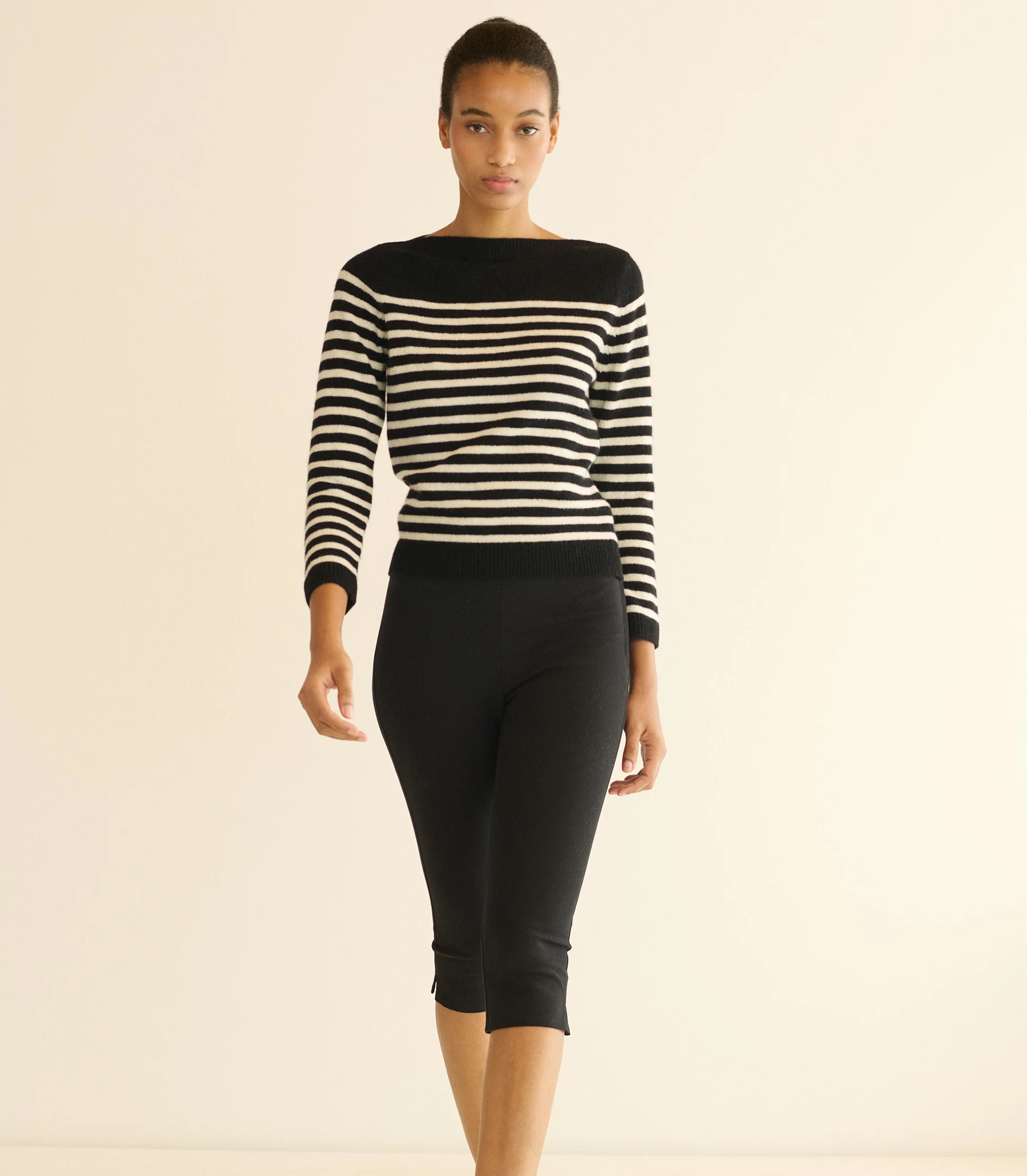 CLAIRMONT SWEATER -- MARCEAU STRIPE - Image 4