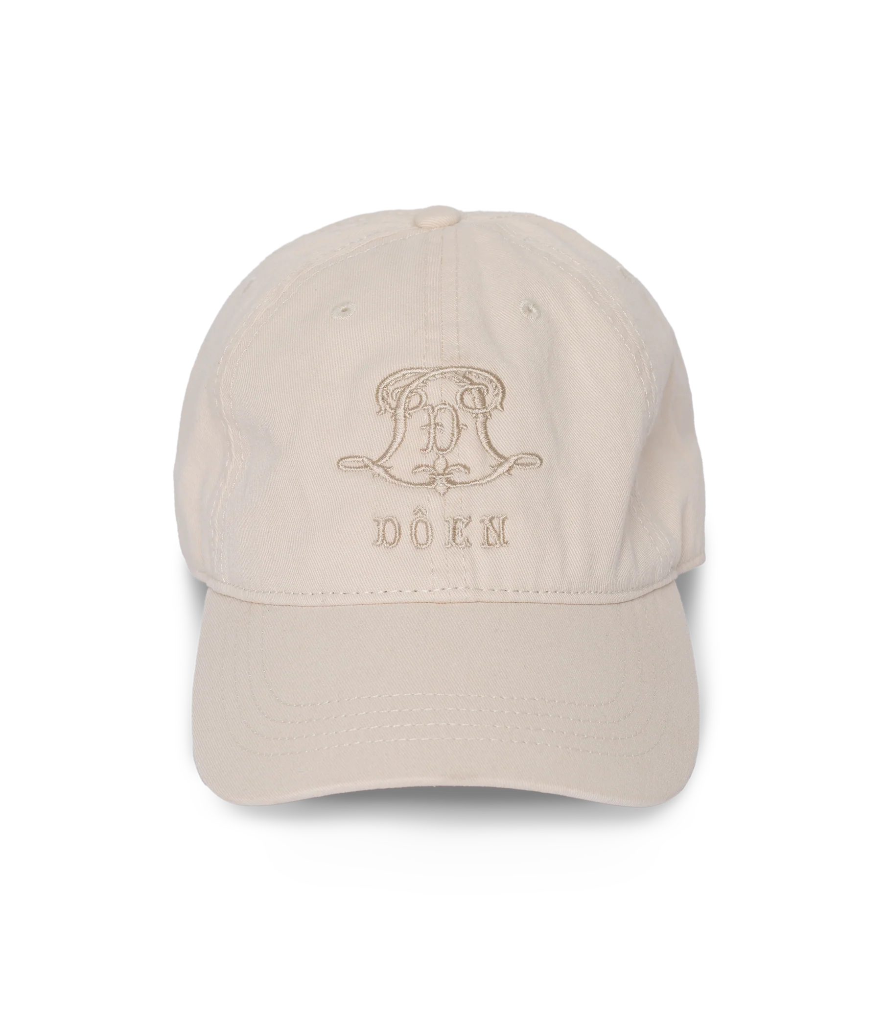 CLARO BASEBALL HAT -- CREAM COTTON - Image 3