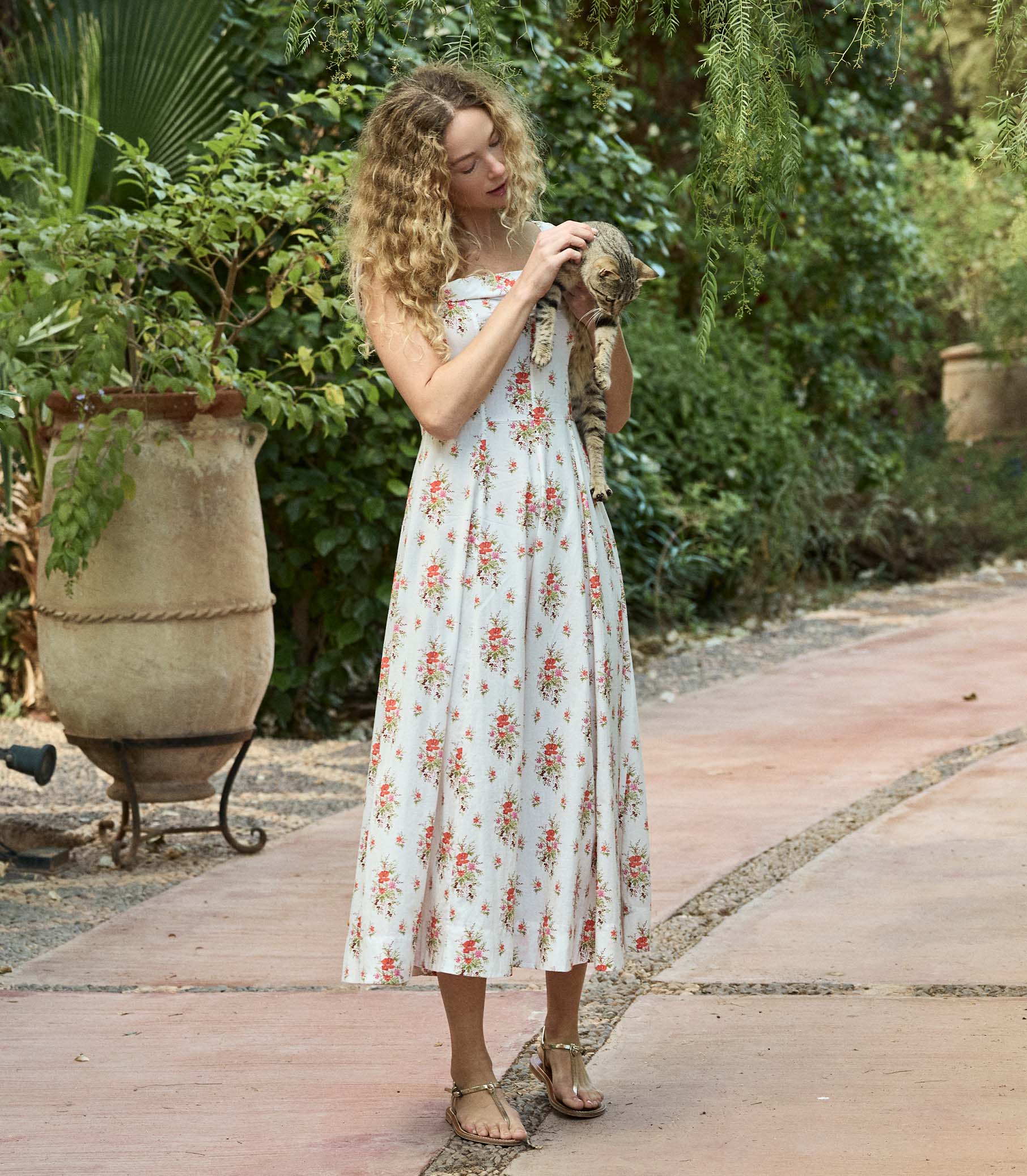 CLEA DRESS -- ROSE PETIT BOUQUET DE CHAMONIX - Image 3