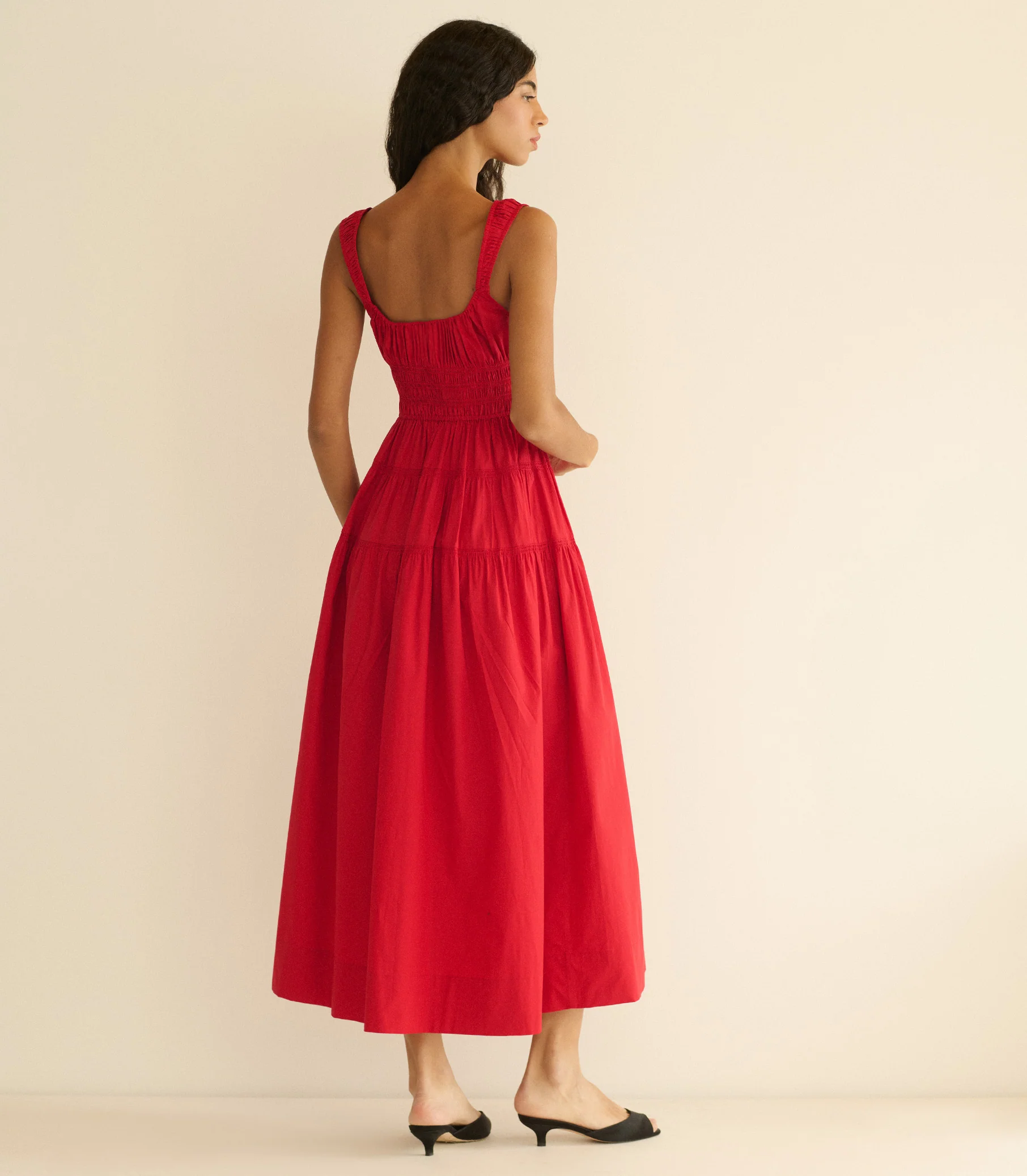 CLOVER DRESS -- DEEP TOMATO - Image 5