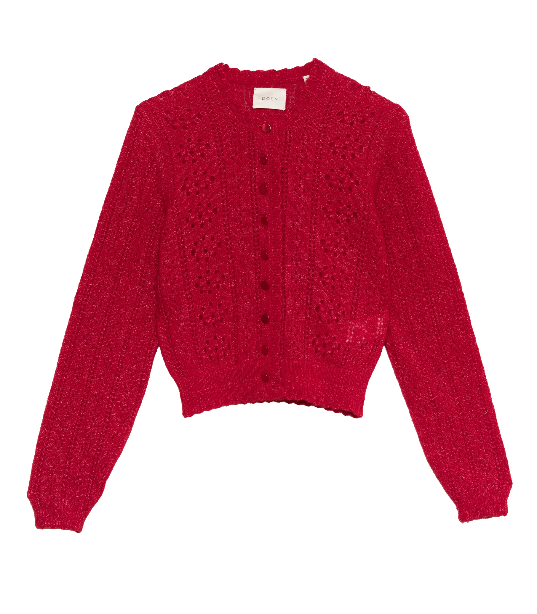 COSETTE CARDIGAN -- CERISE - Image 6