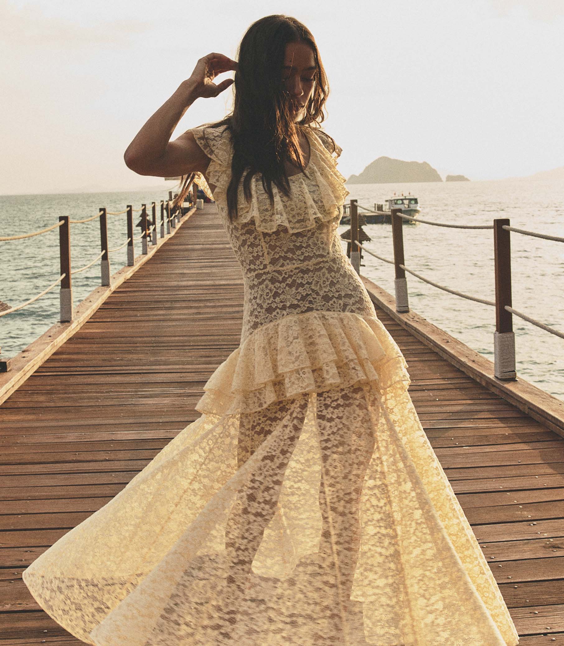 COSTINE DRESS -- VANILLA - Image 2