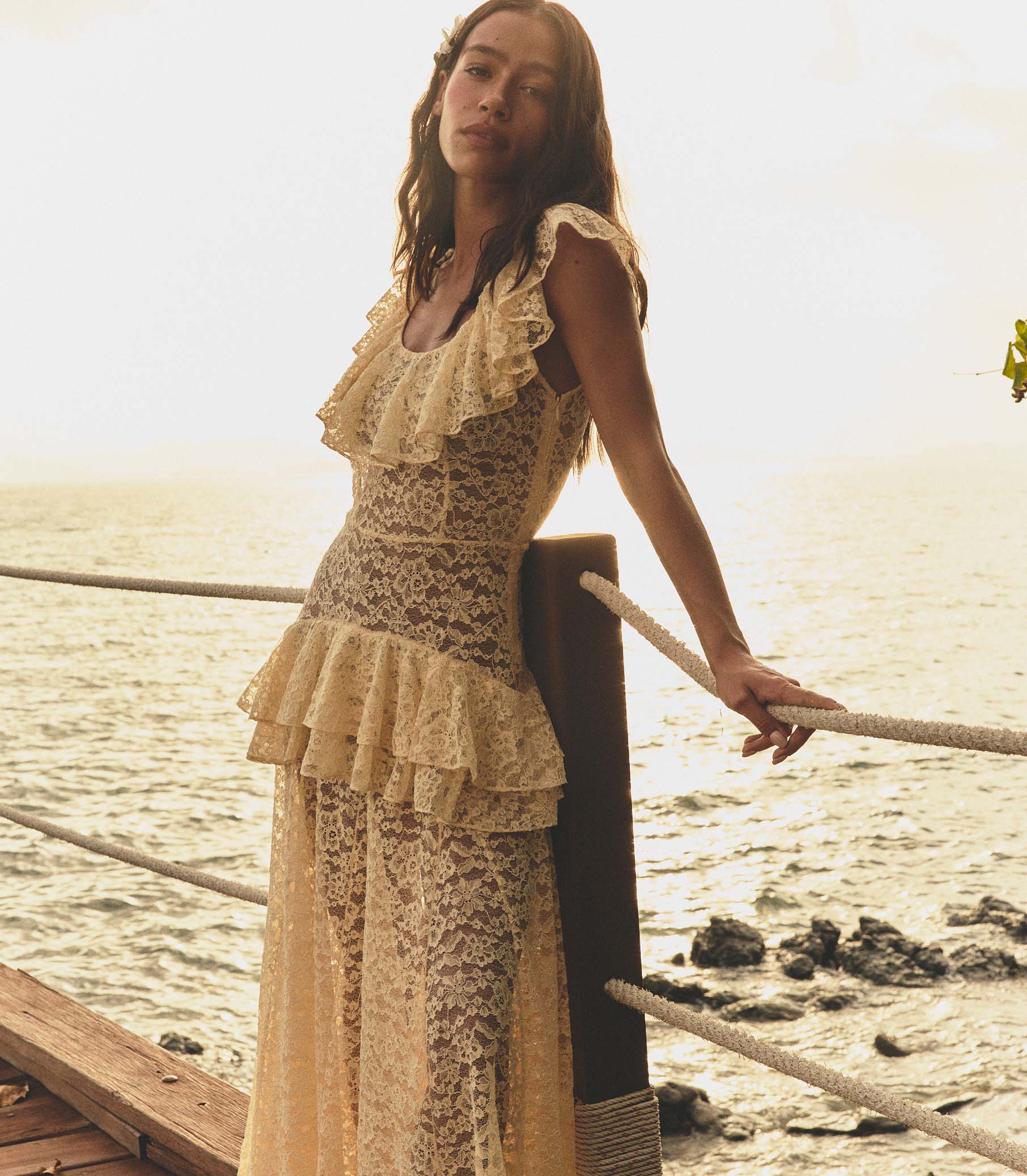 COSTINE DRESS -- VANILLA - Image 3