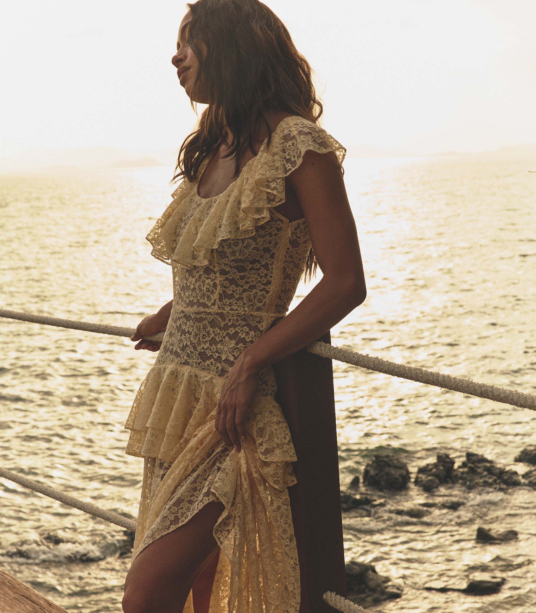 COSTINE DRESS -- VANILLA - Image 4