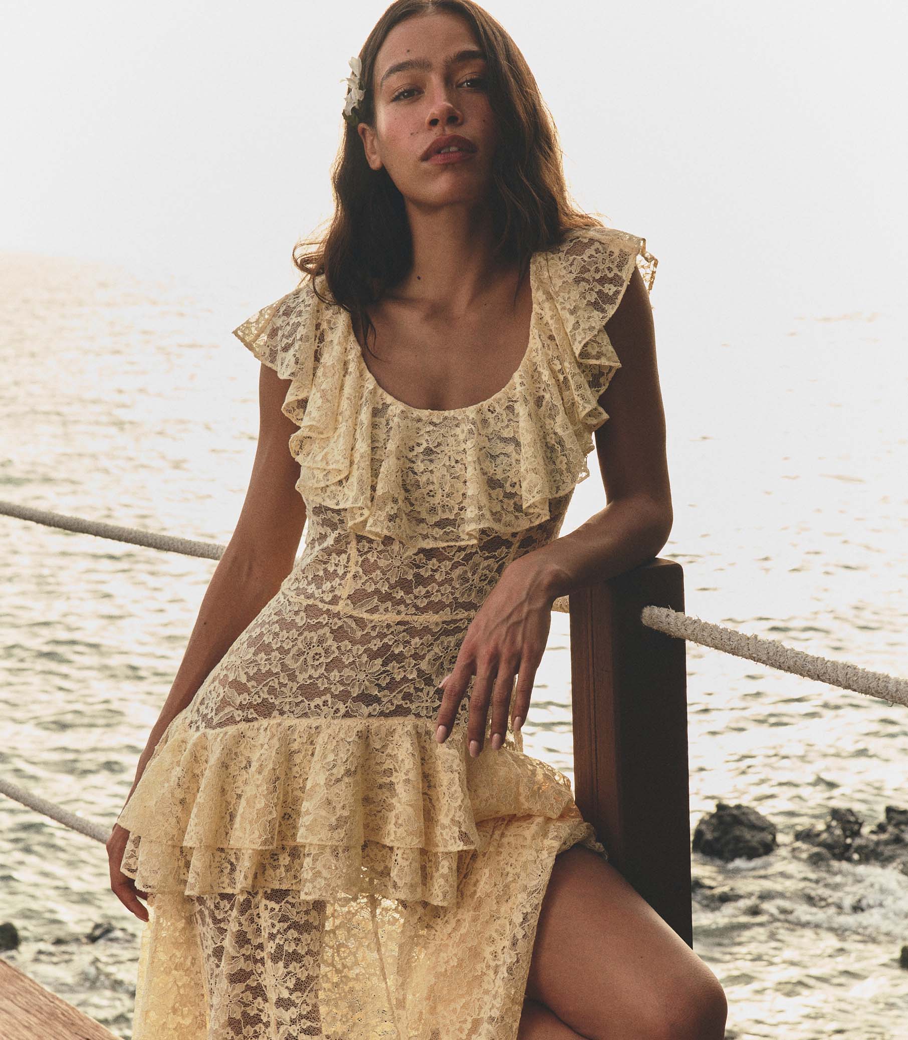 COSTINE DRESS -- VANILLA - Image 5