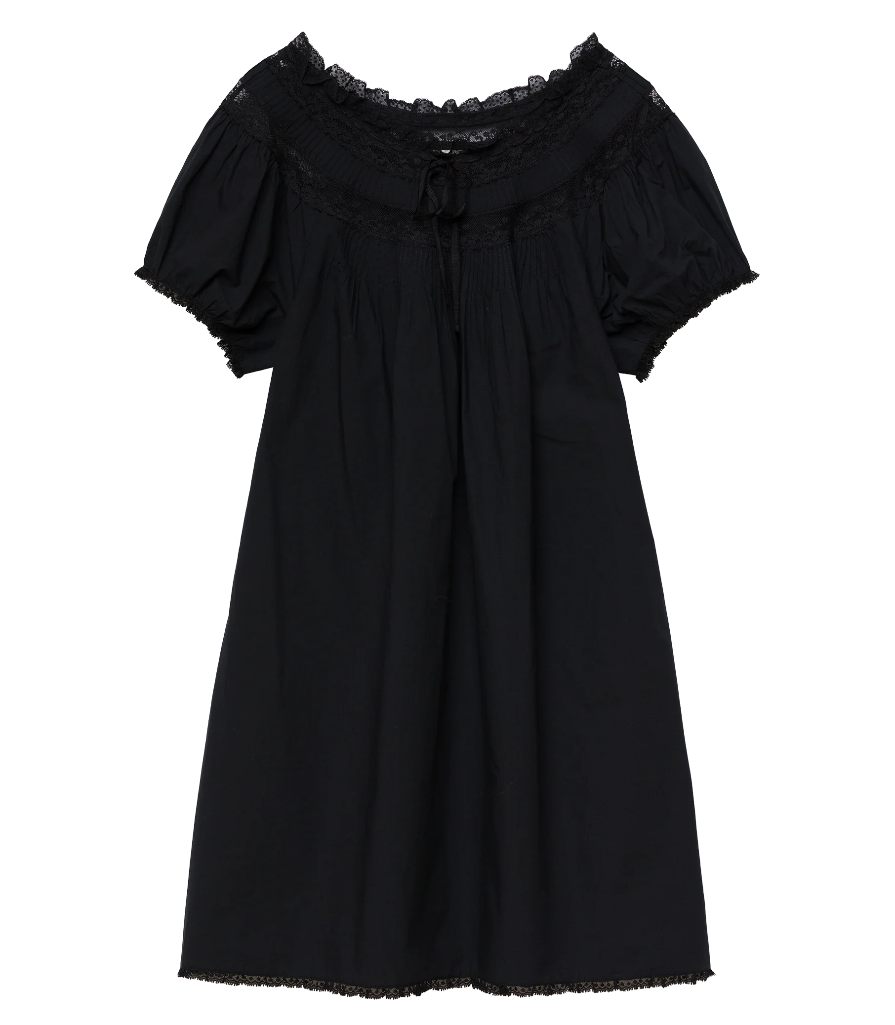 DAPHNE DRESS -- BLACK - Image 5