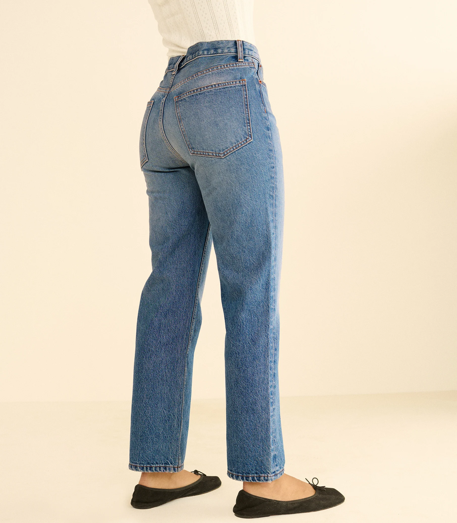 DIANA CROP JEAN -- GENEVE WASH - Image 3