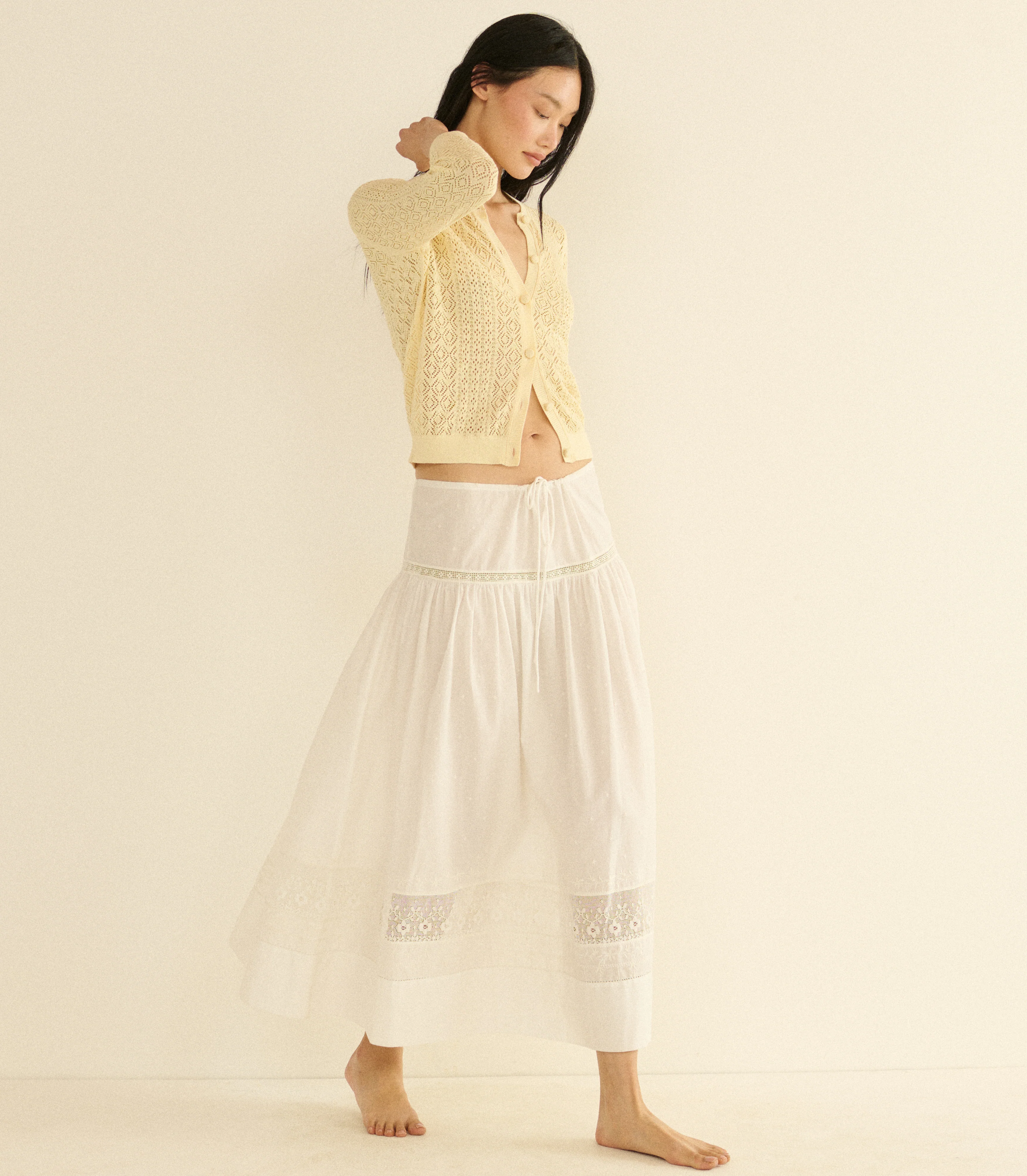 DIANE CARDIGAN -- VANILLA - Image 2