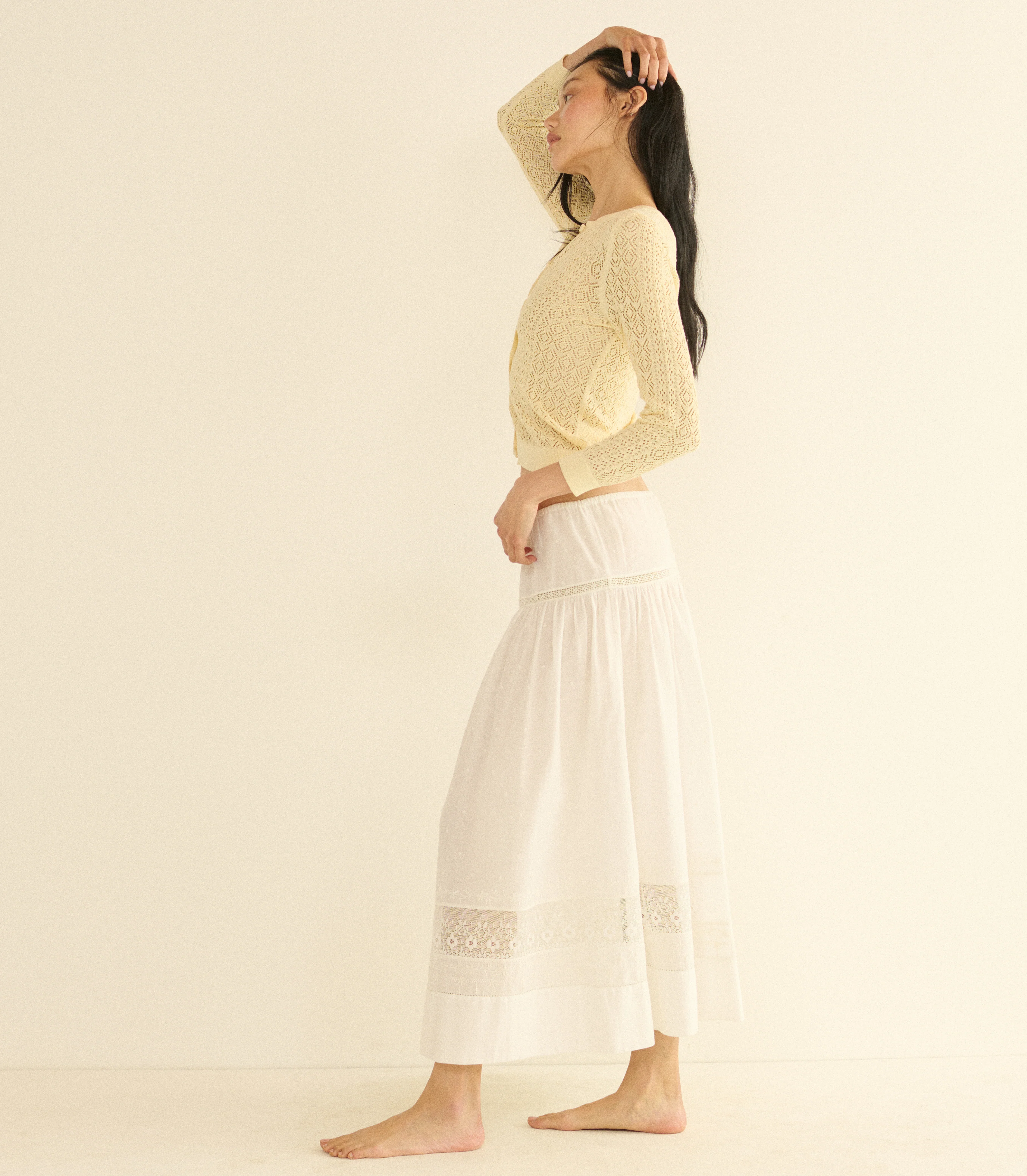 DIANE CARDIGAN -- VANILLA - Image 3