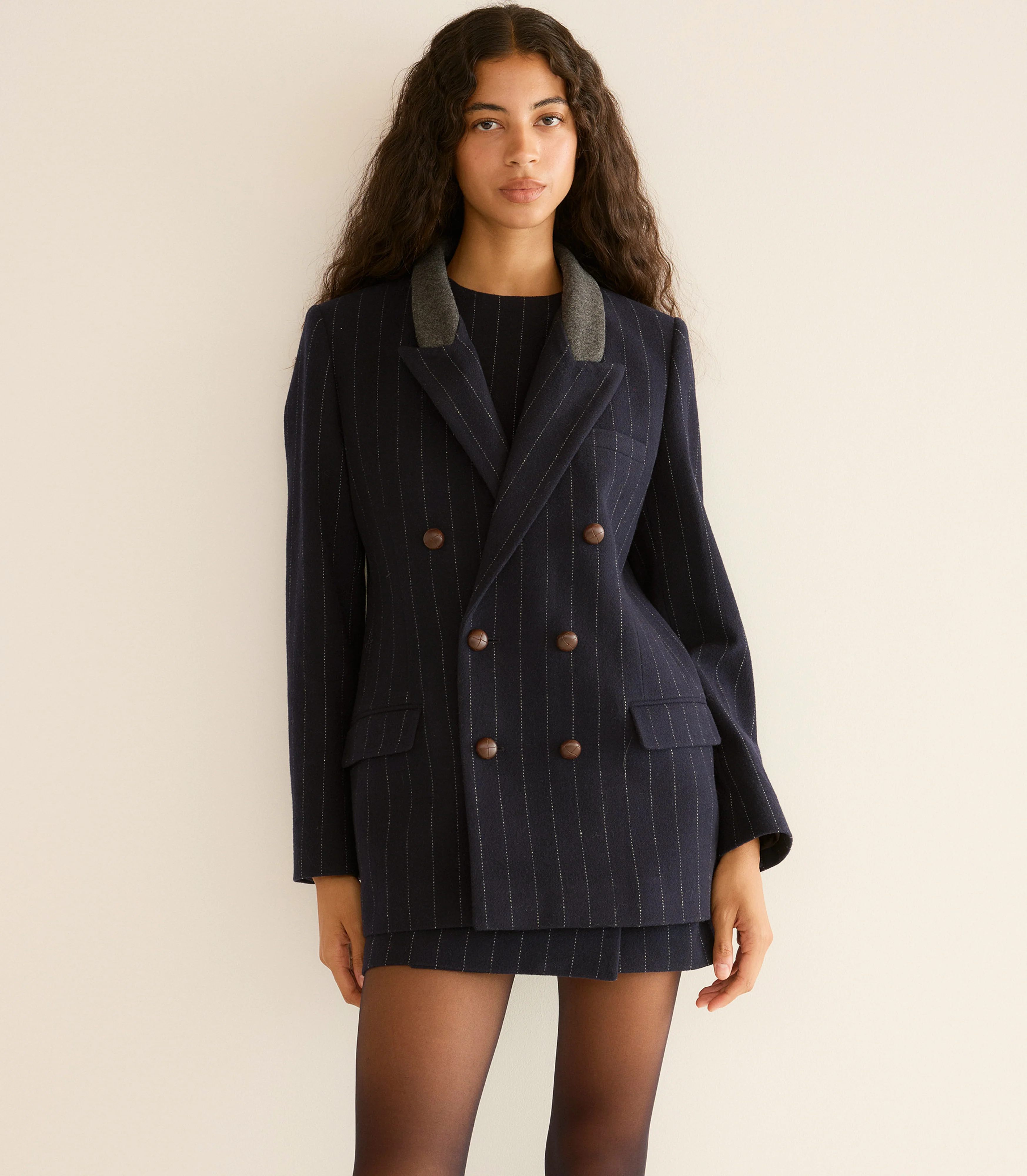 DUCCIO BLAZER -- MARIANNE PINSTRIPE - Image 3