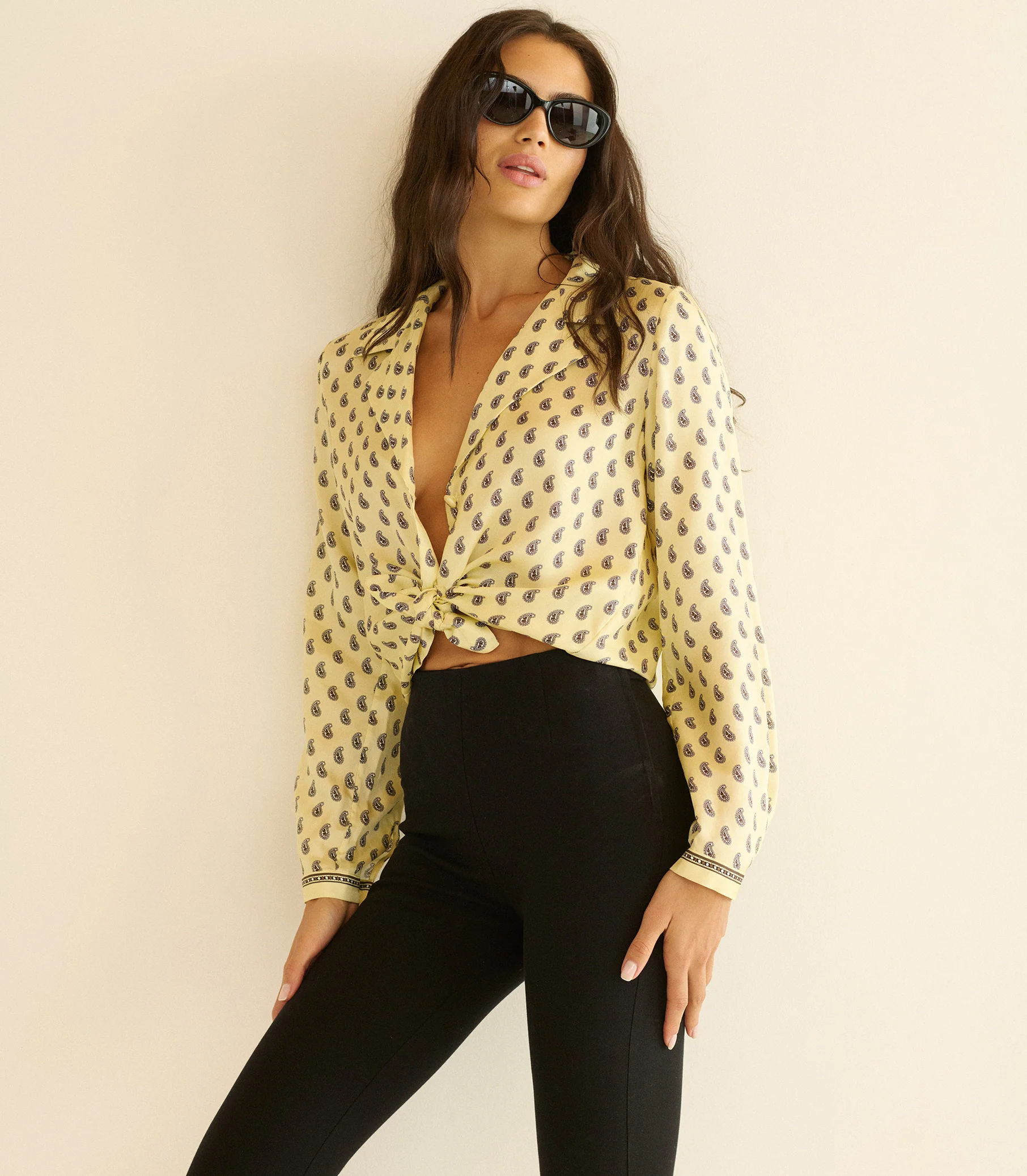ELENE TOP -- SUNLIGHT TAORMINA PAISLEY - Image 5