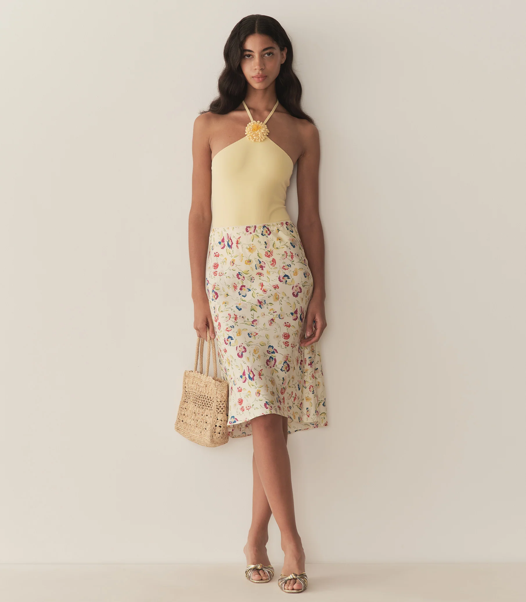 ELOWETTE SKIRT -- WINDSWEPT BLOOMS - Image 3