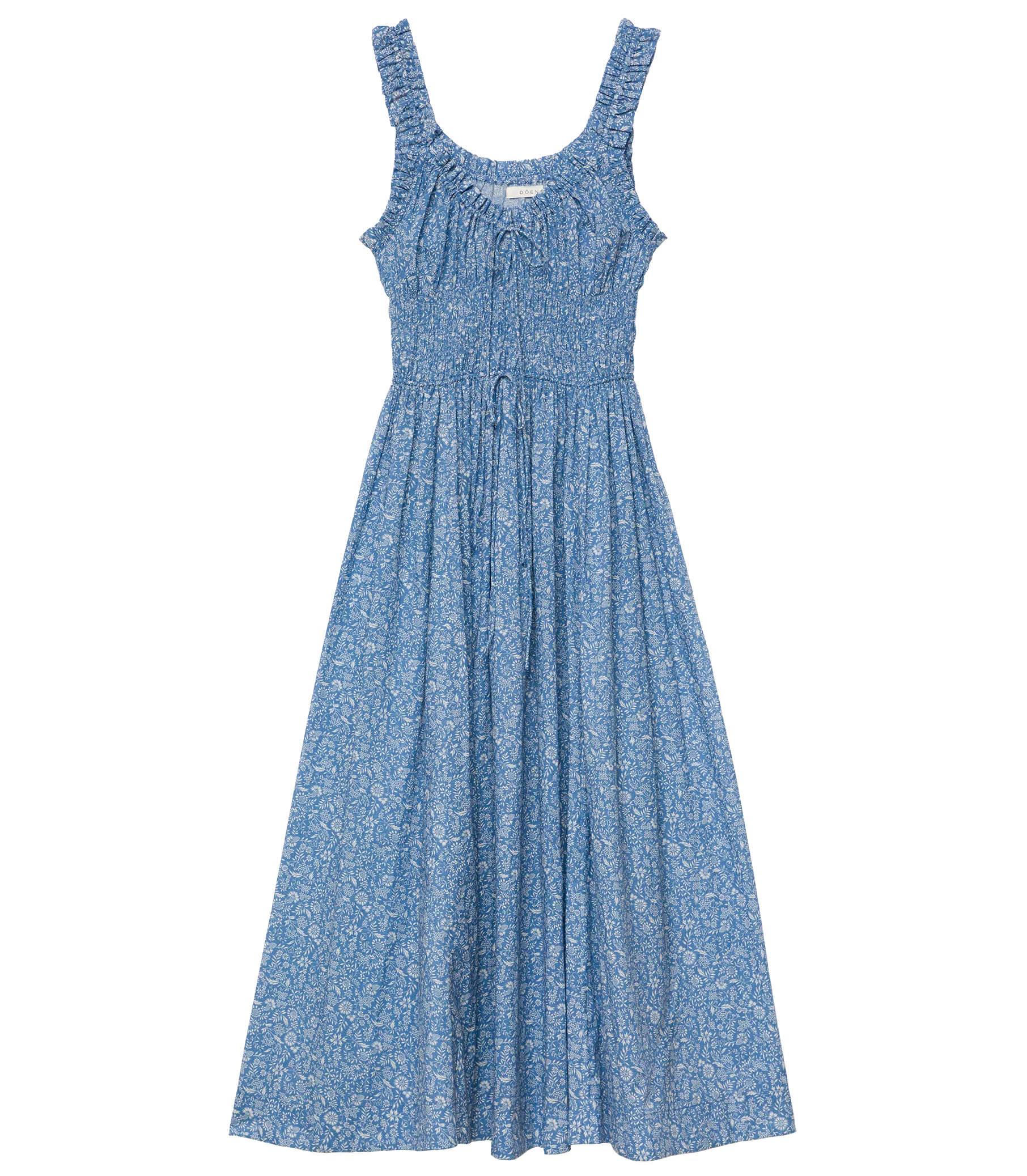 EMMARETTA DRESS -- BLUE GARDEN BLOOM - Image 7