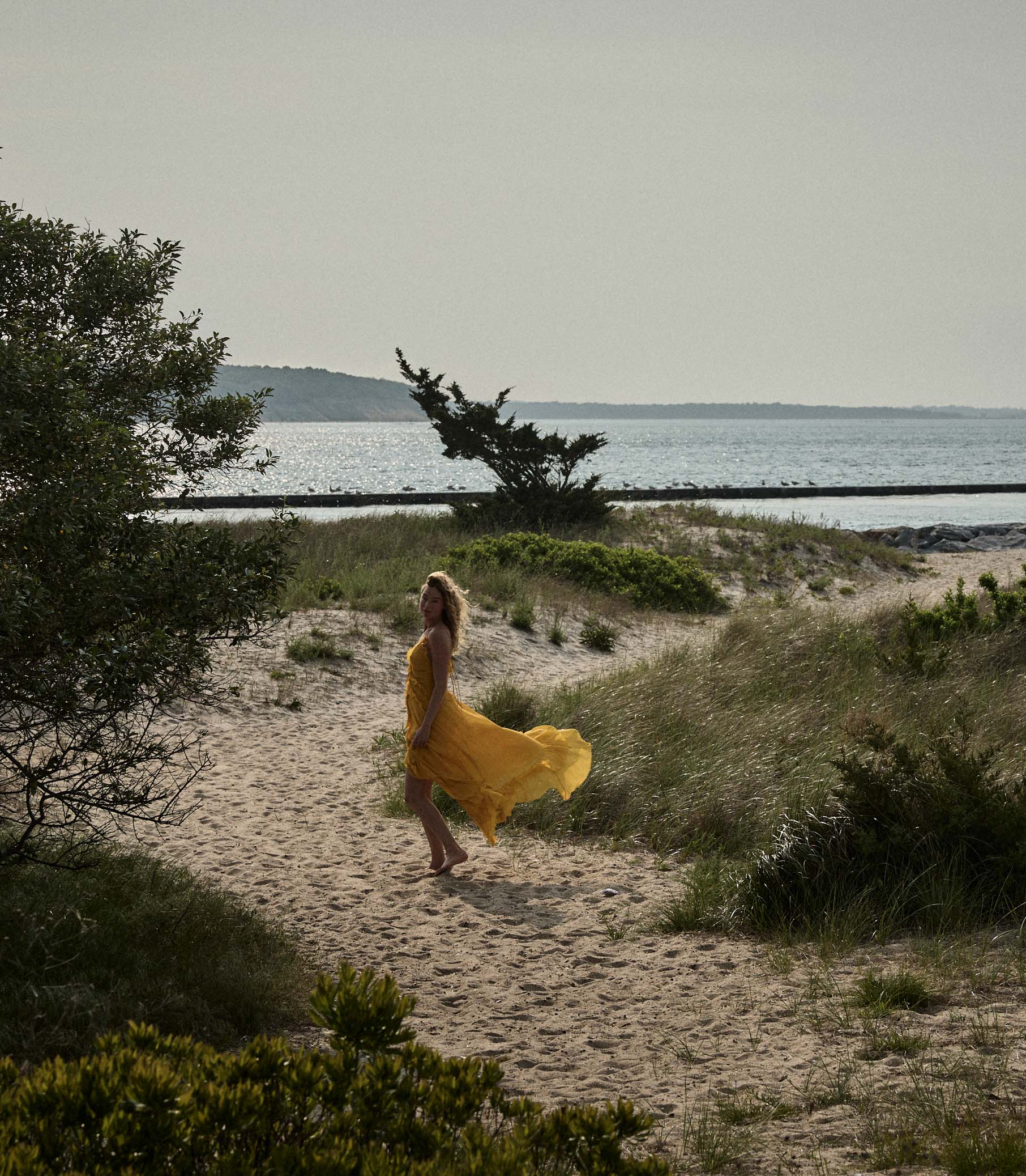 EVELINA DRESS -- GOLDEN ACACIA - Image 4