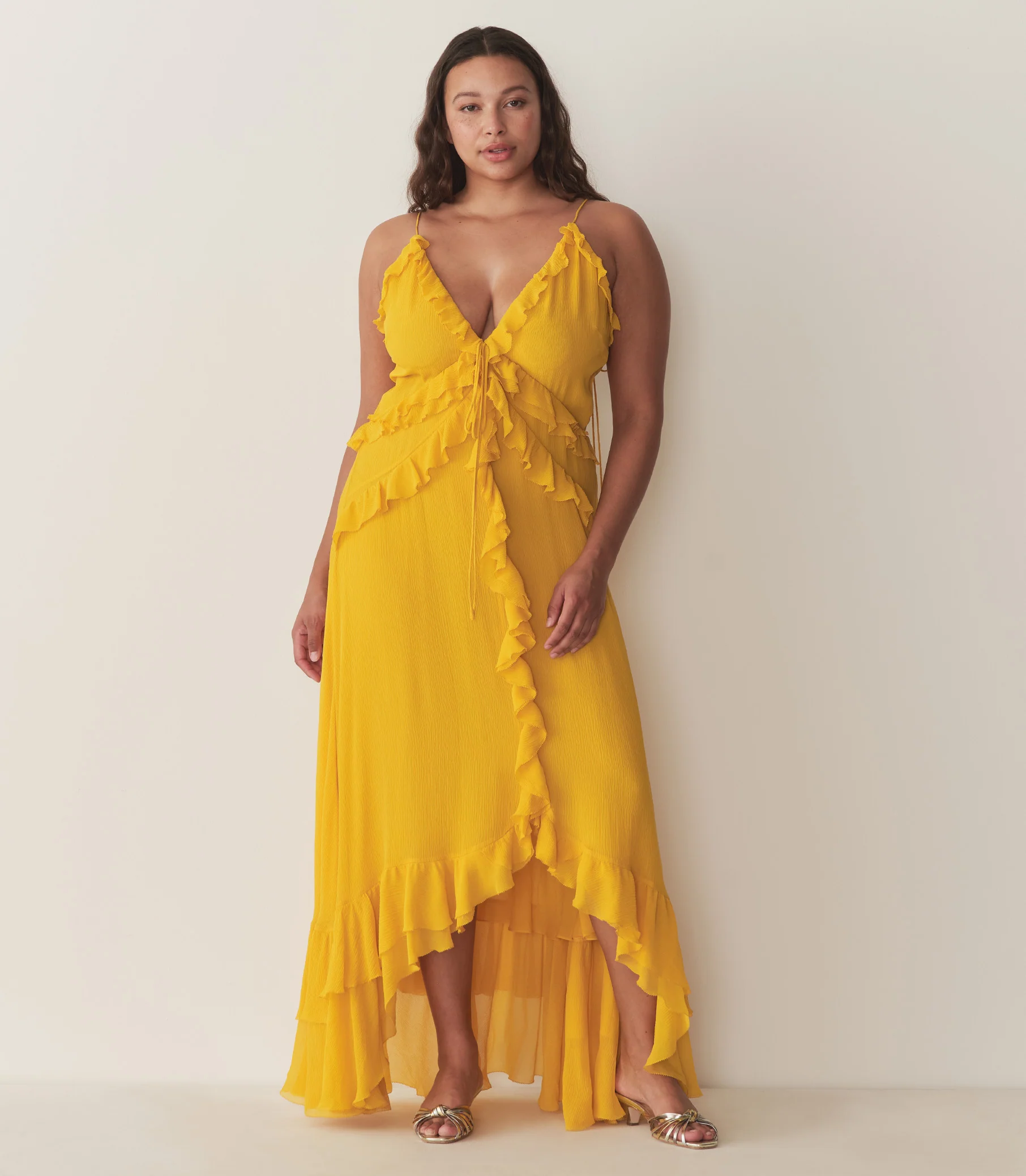 EVELINA DRESS -- GOLDEN ACACIA - Image 5