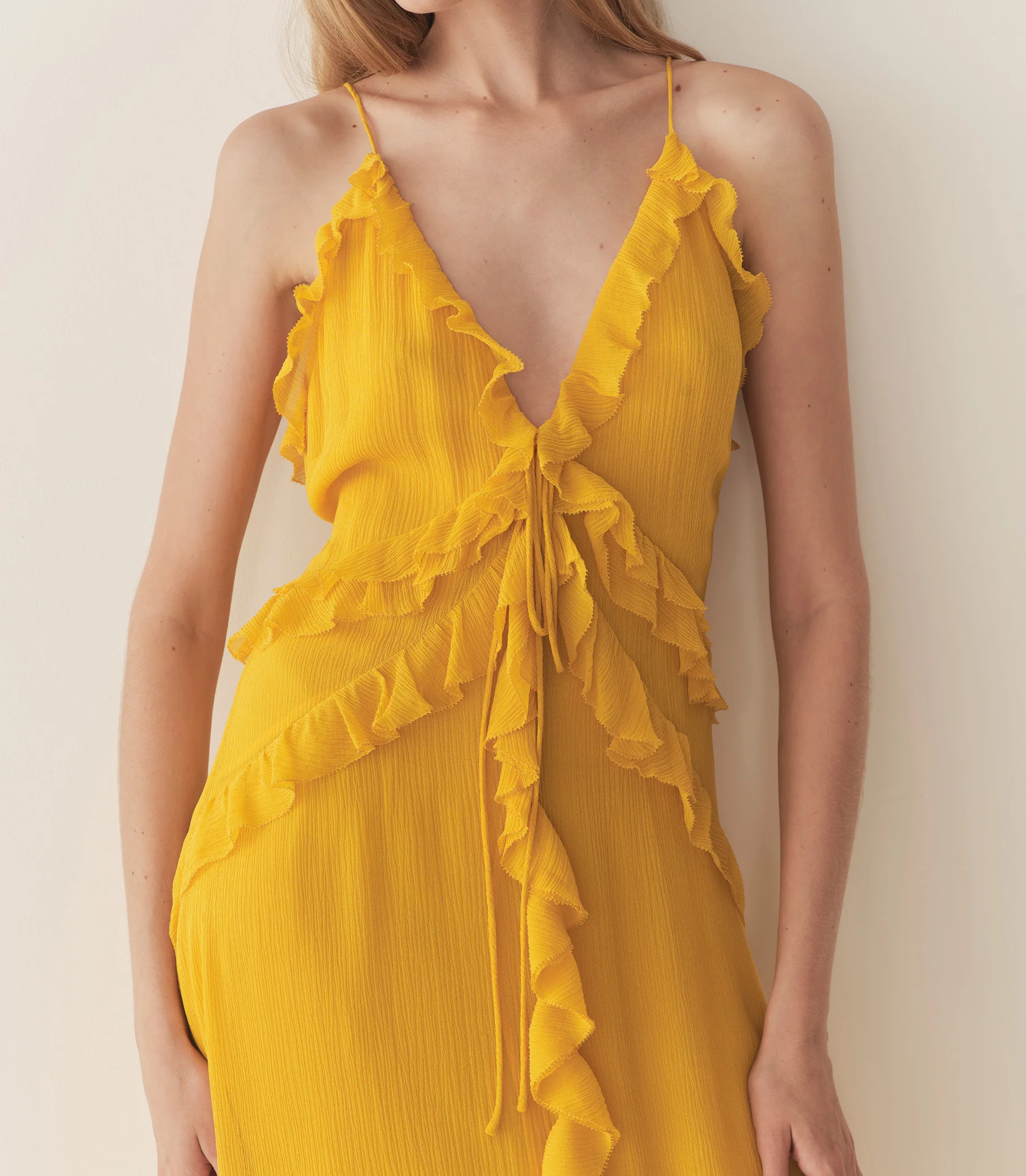 EVELINA DRESS -- GOLDEN ACACIA - Image 6