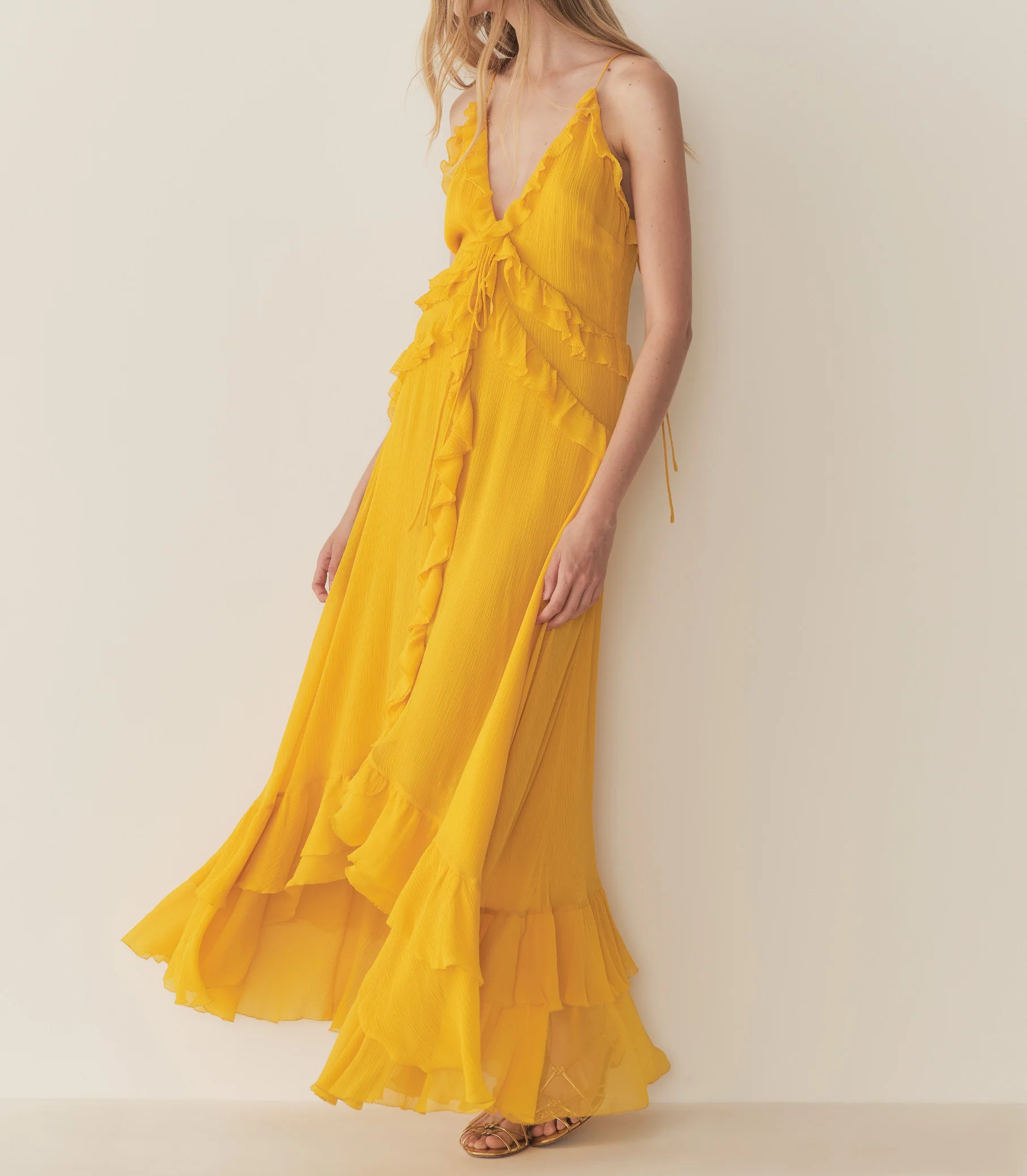 EVELINA DRESS -- GOLDEN ACACIA - Image 7