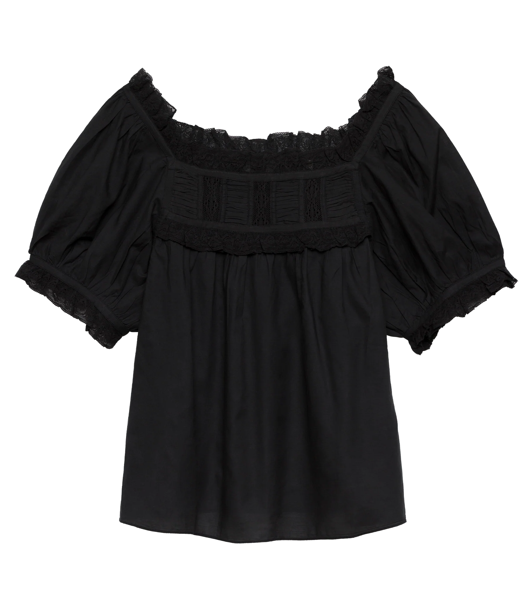 FRANCES TOP -- BLACK - Image 5