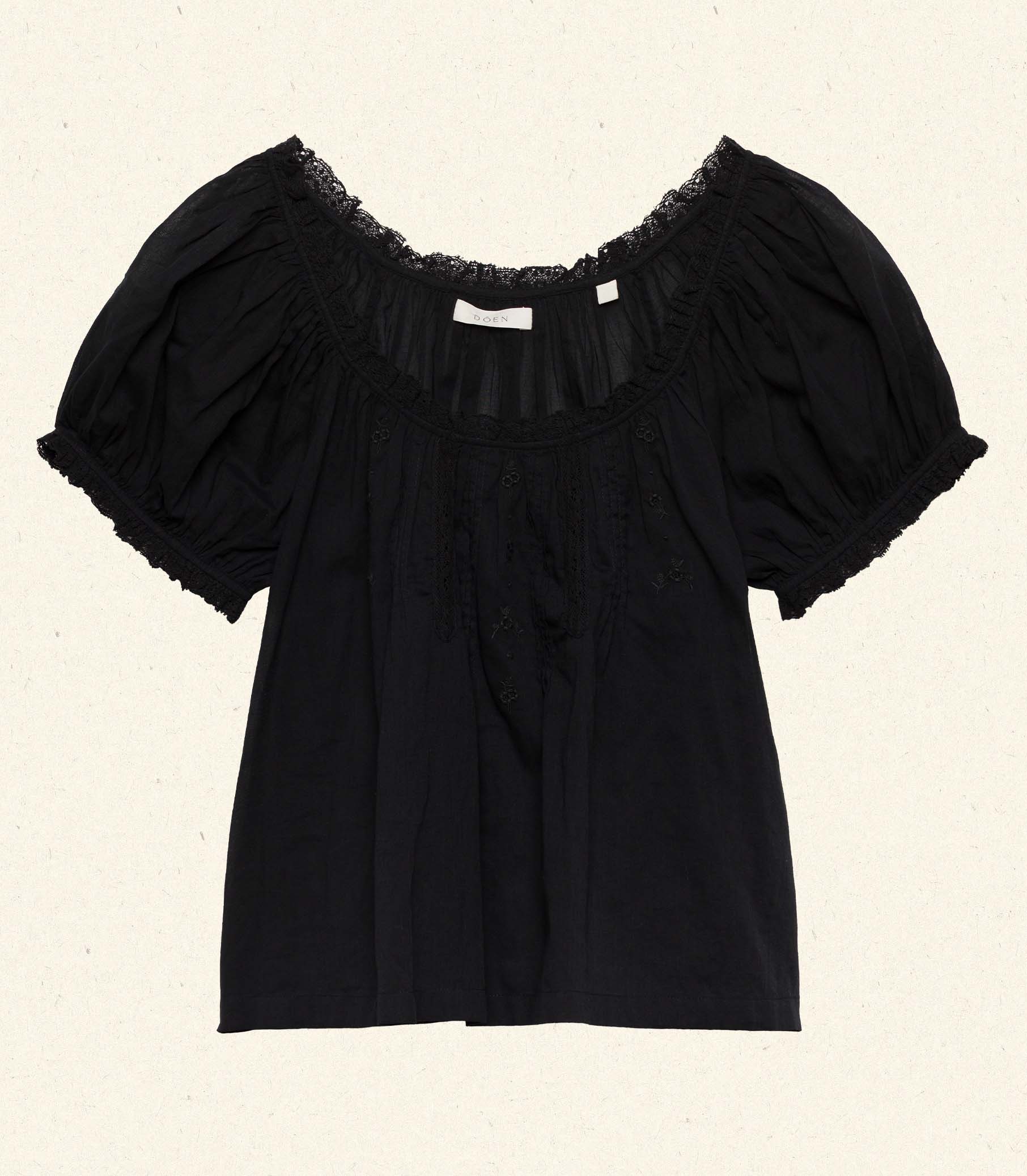 FREDERICA TOP -- BLACK - Image 5