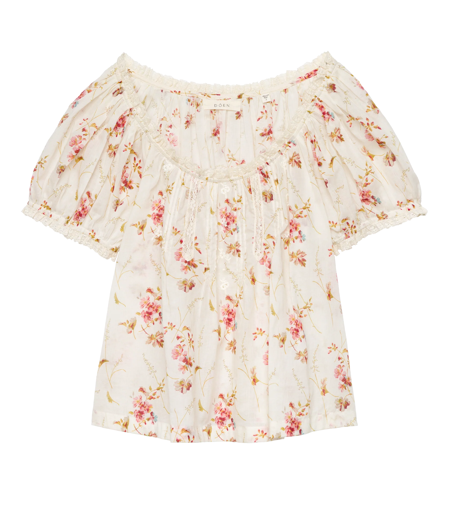 FREDERICA TOP -- BLANC PRAIRIE ROSE - Image 6