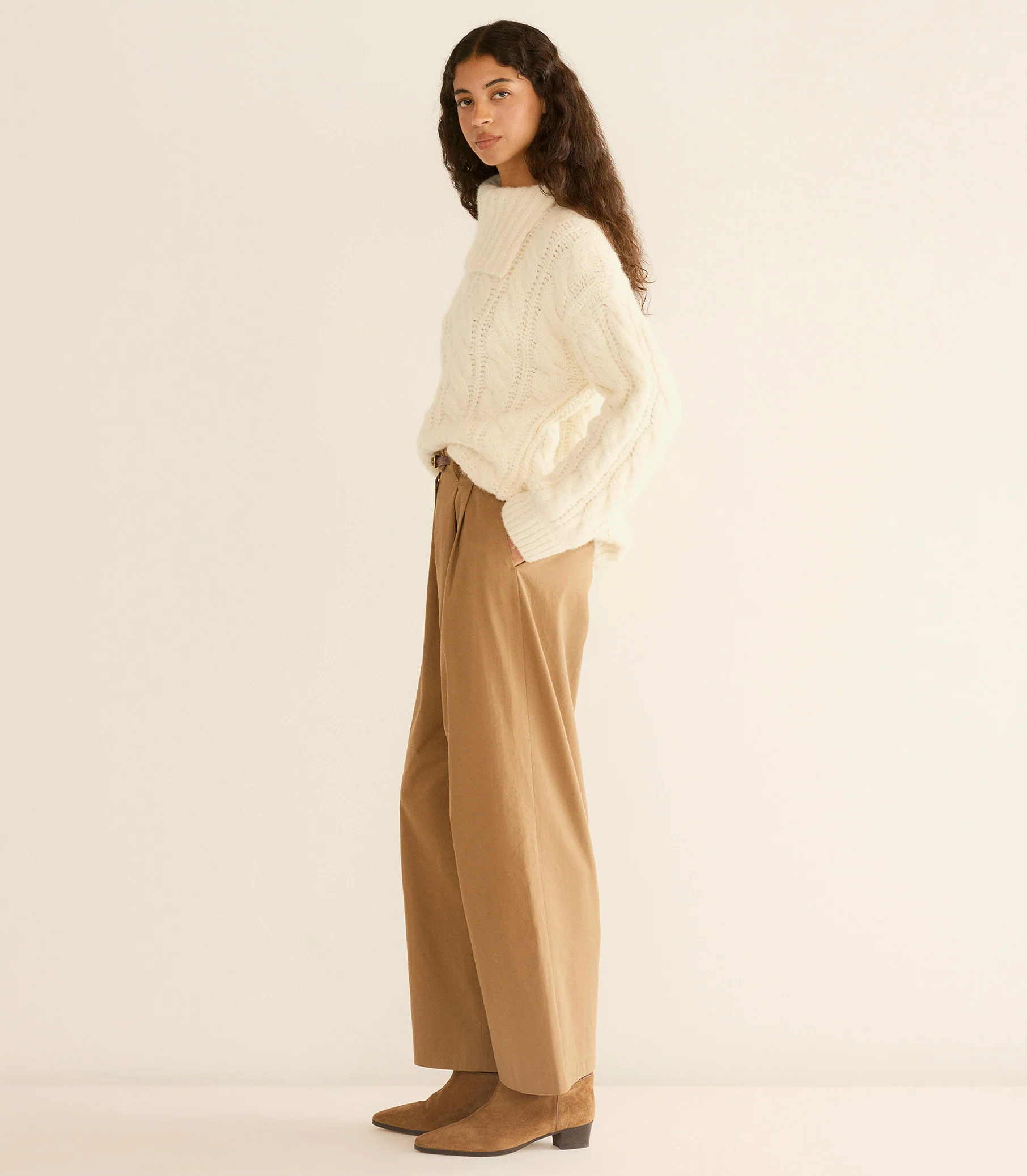 HALIA SWEATER -- IVORY - Image 3