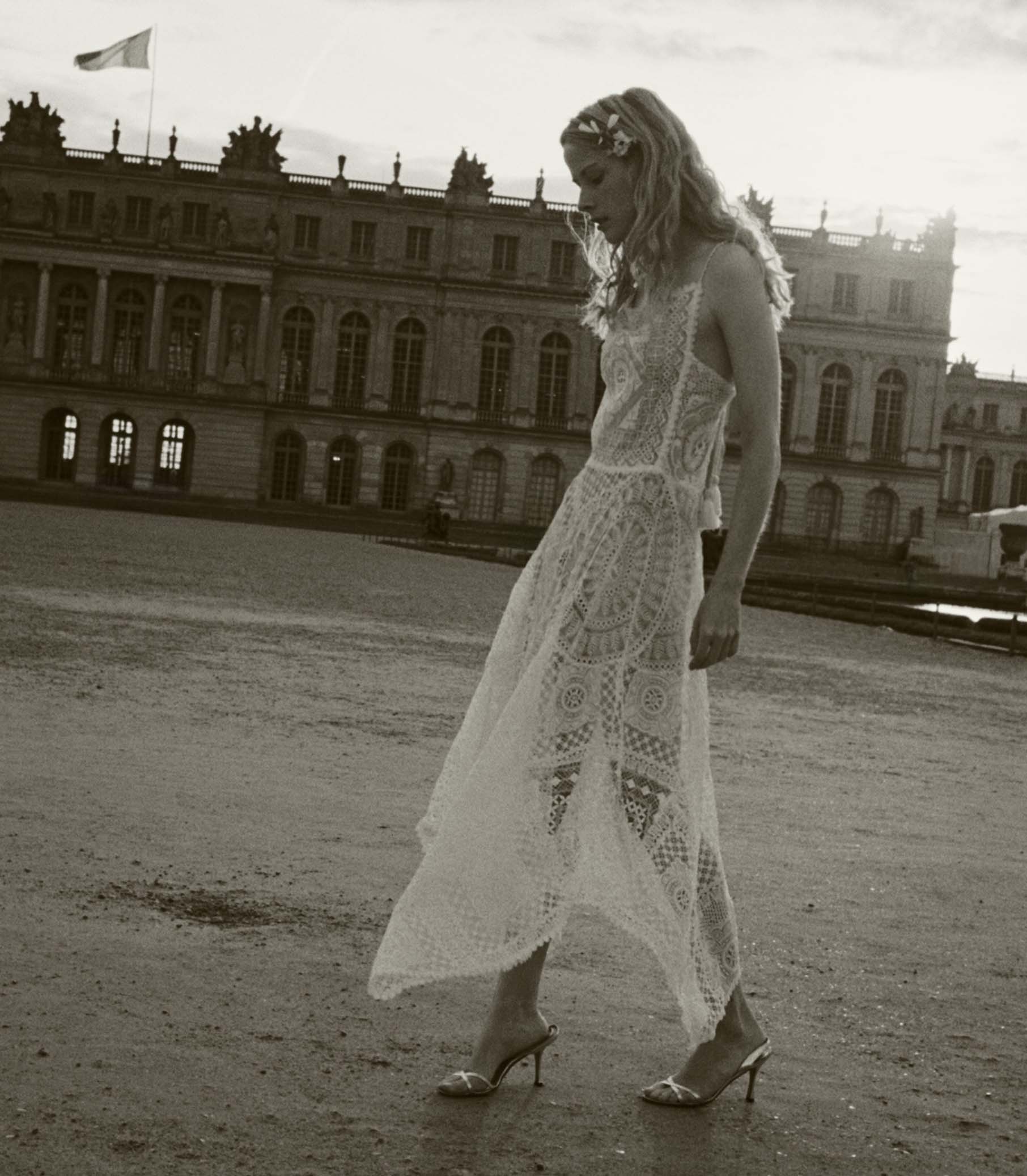 HANDKERCHIEF ANNIVERSARY DRESS -- SALT - Image 5