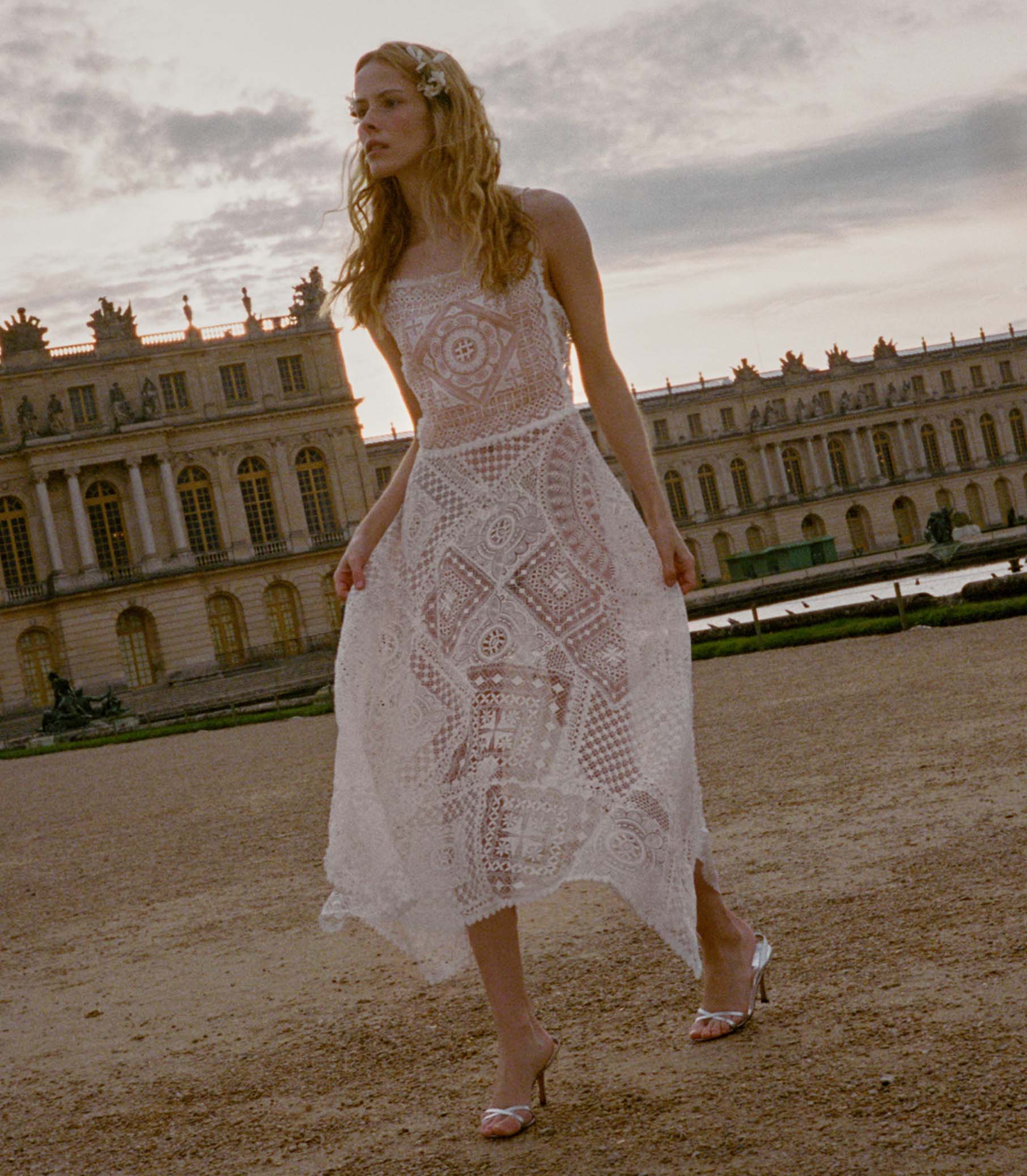 HANDKERCHIEF ANNIVERSARY DRESS -- SALT - Image 6