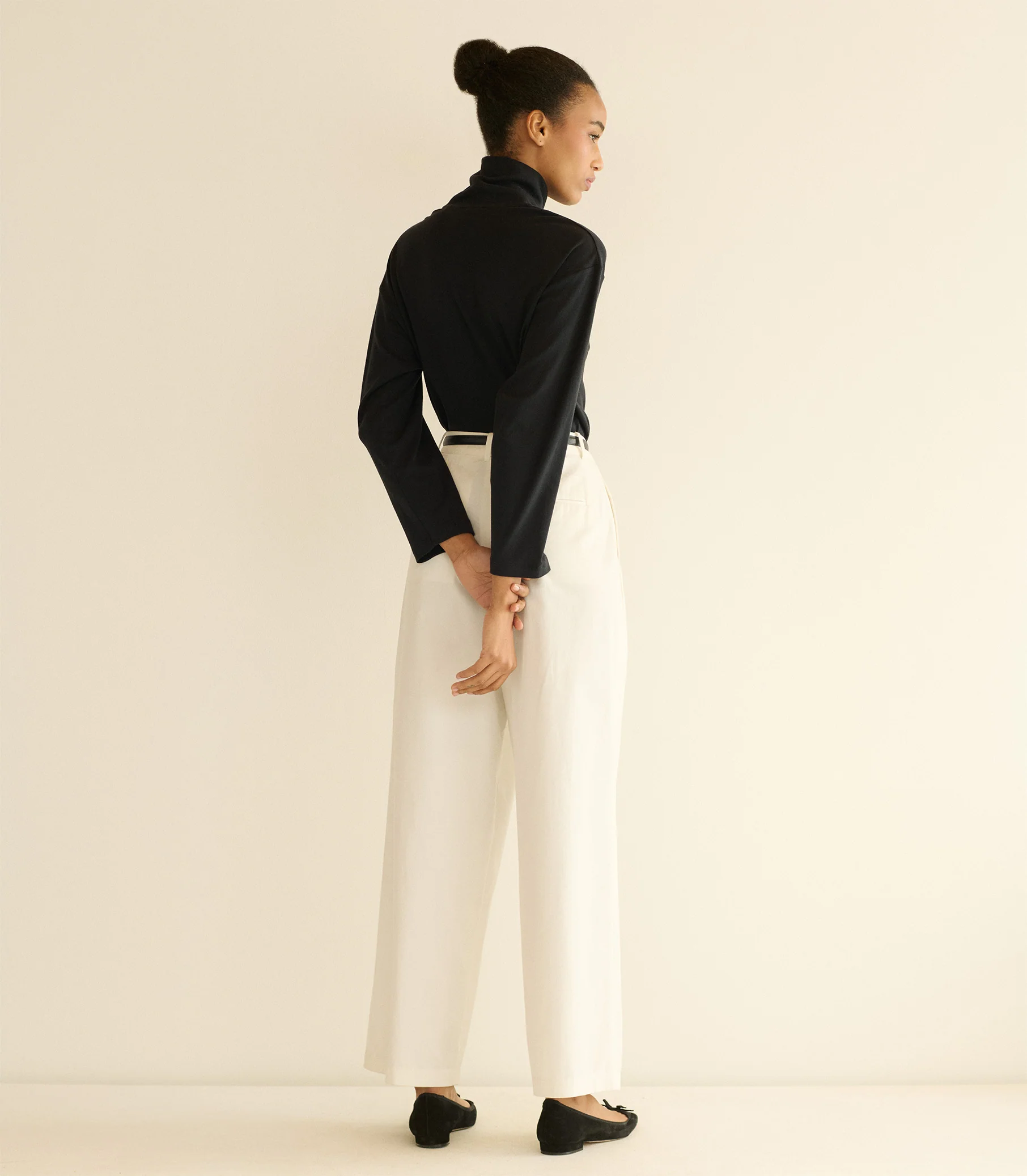 HAWTHORN TURTLENECK -- BLACK - Image 4