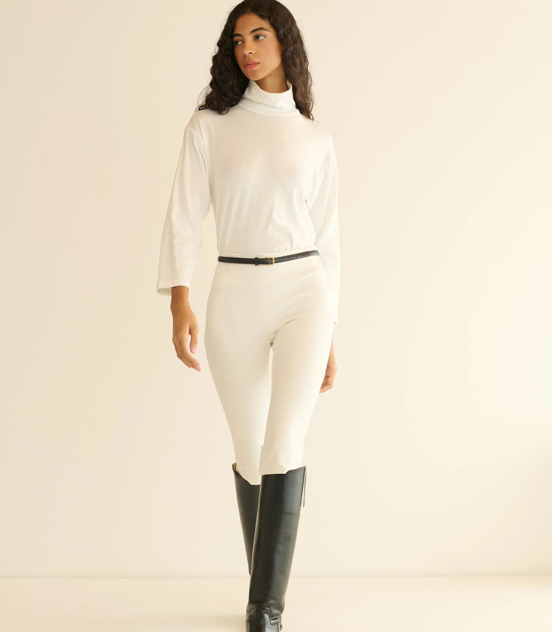 HAWTHORN TURTLENECK -- SALT - Image 3