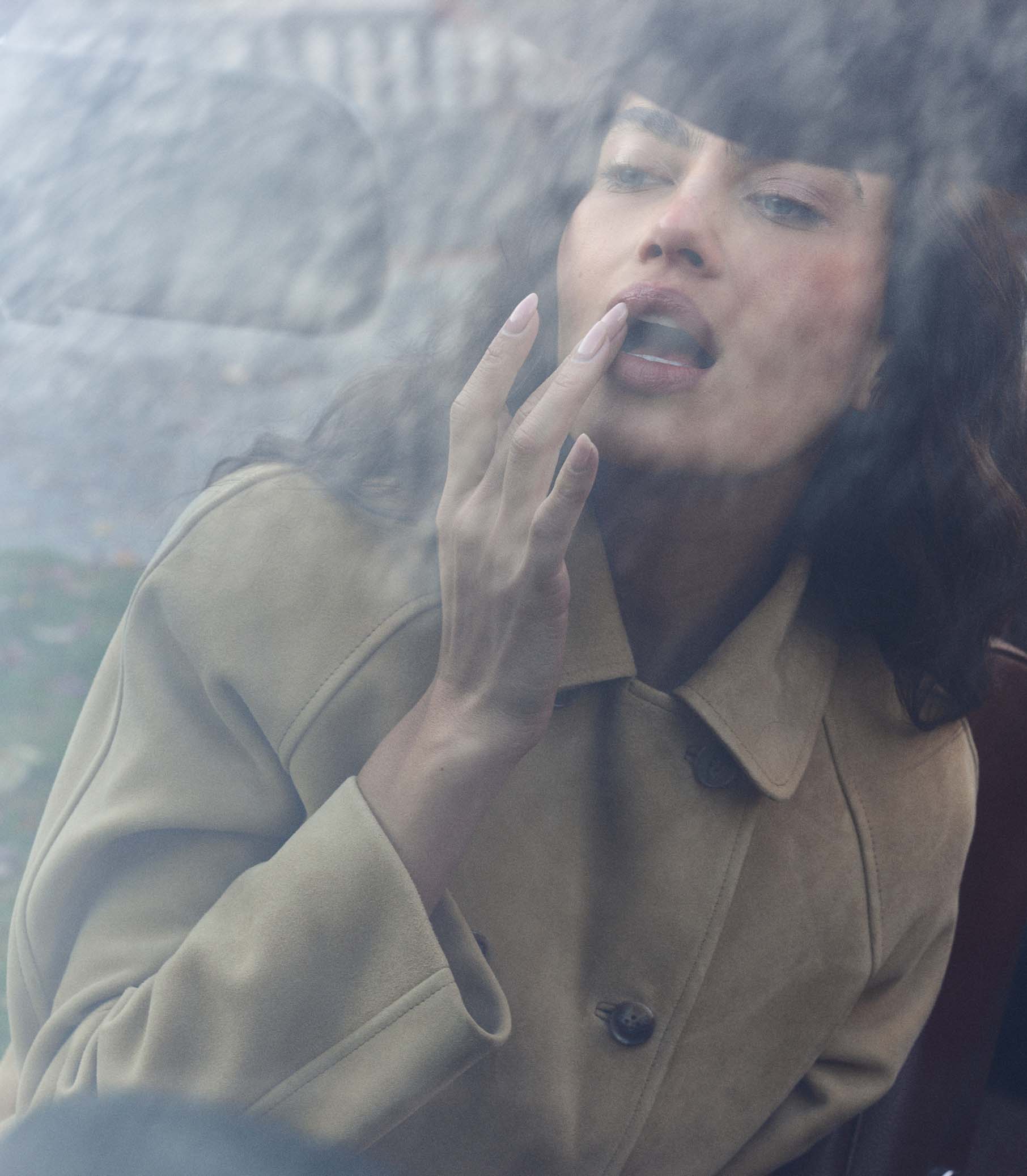 HUTTON SUEDE TRENCH -- BLONDE - Image 3