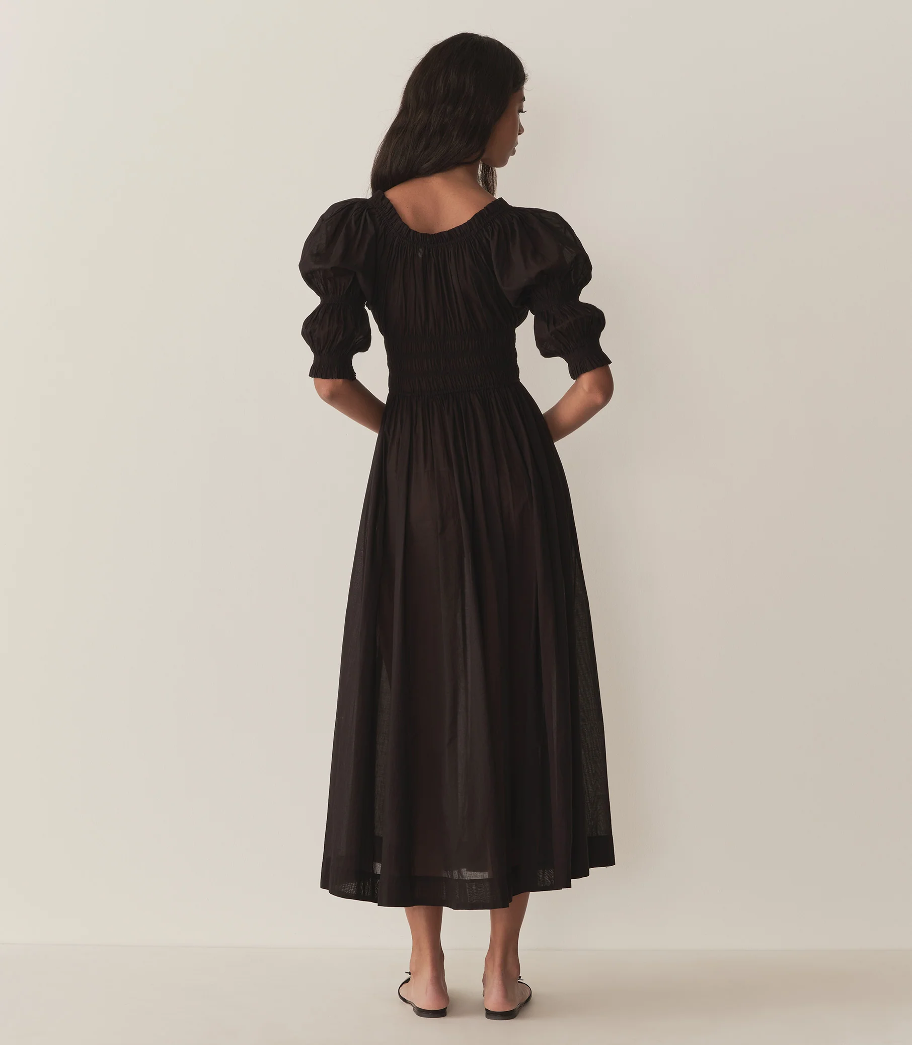 ISCHIA DRESS -- BLACK - Image 5