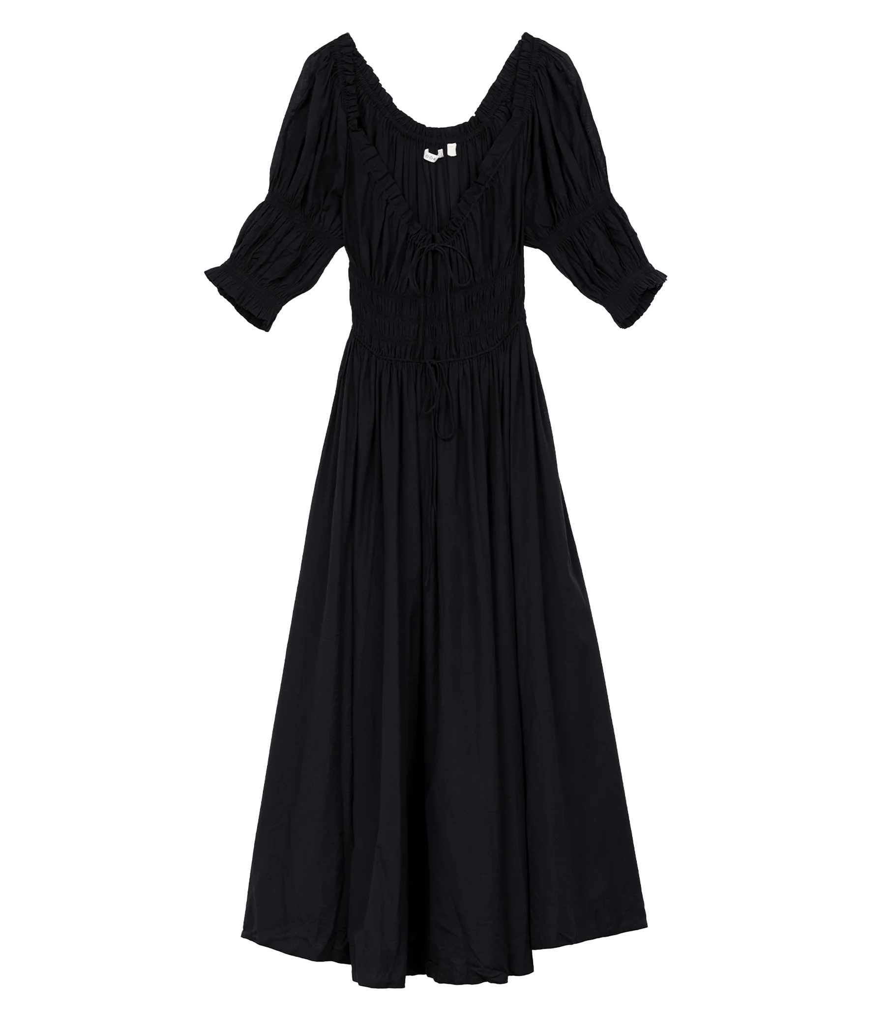ISCHIA DRESS -- BLACK - Image 6