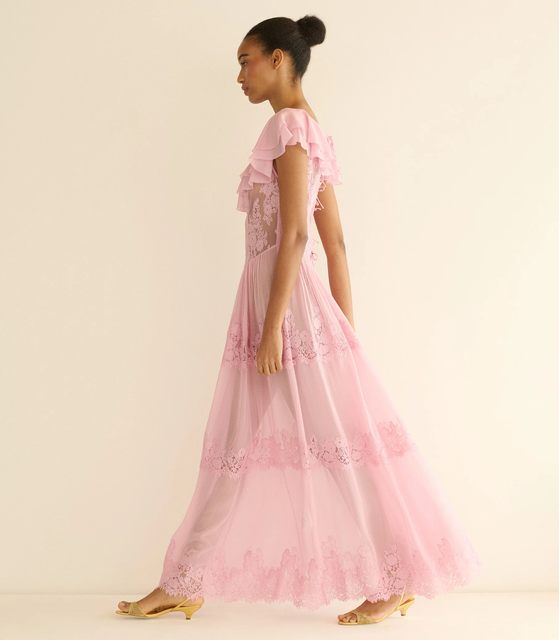 JOYELLE DRESS -- PINK HYDRANGEA - Image 6